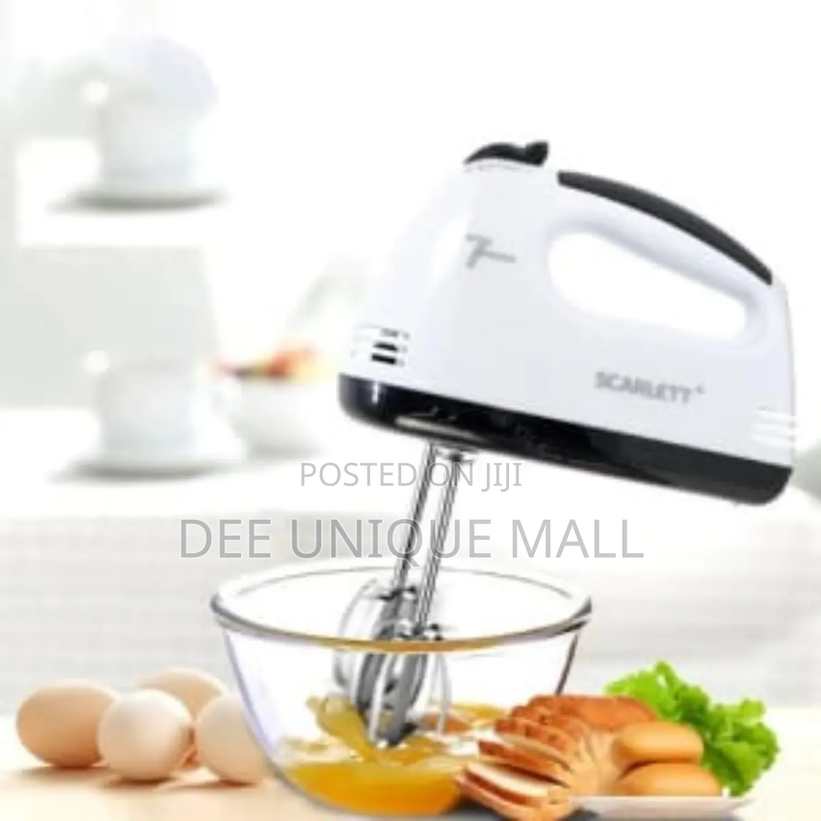 Scarlett 7 Speed Electric Hand Mixer Whisk Egg Cake Baking