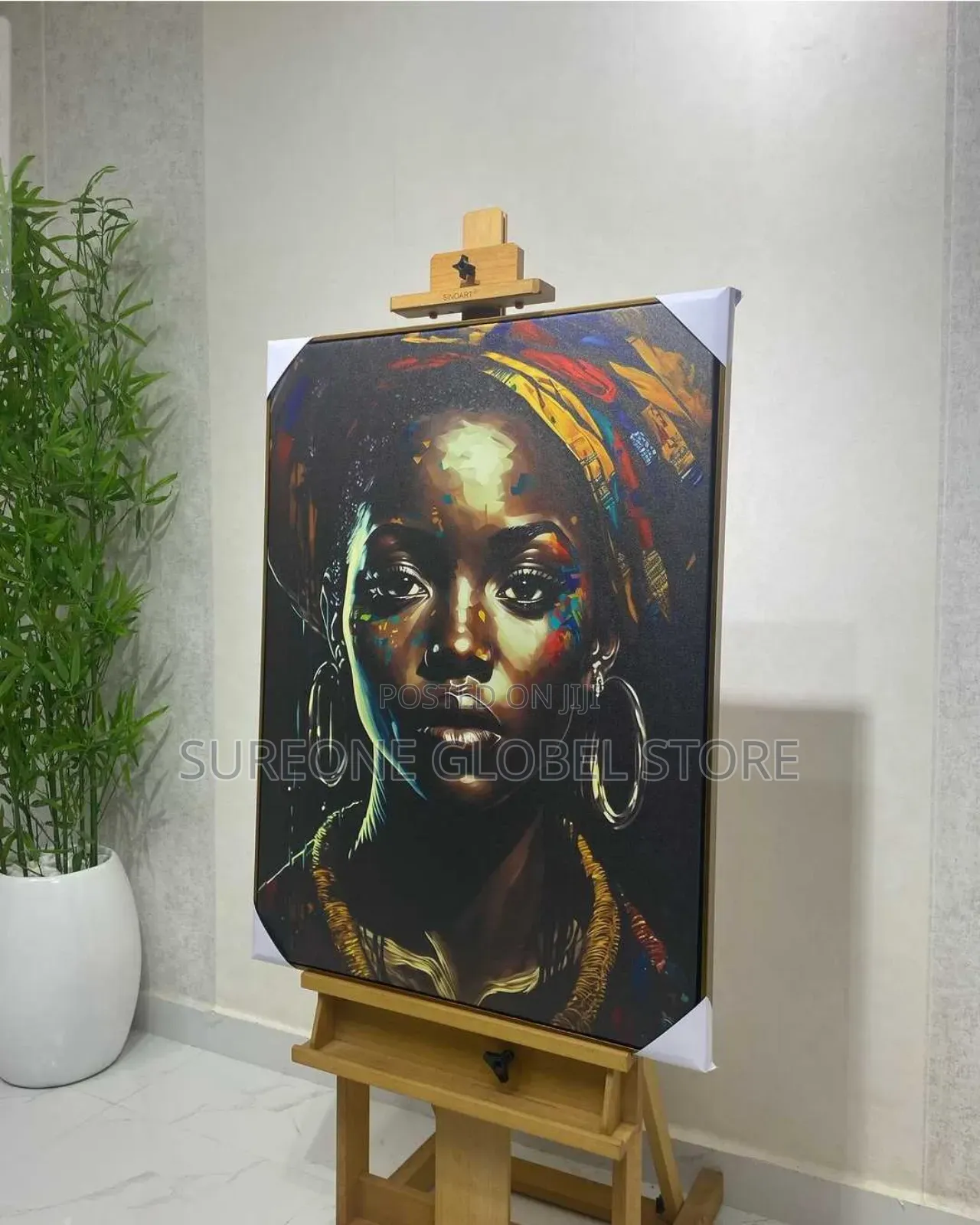 African Woman Artwork Frame