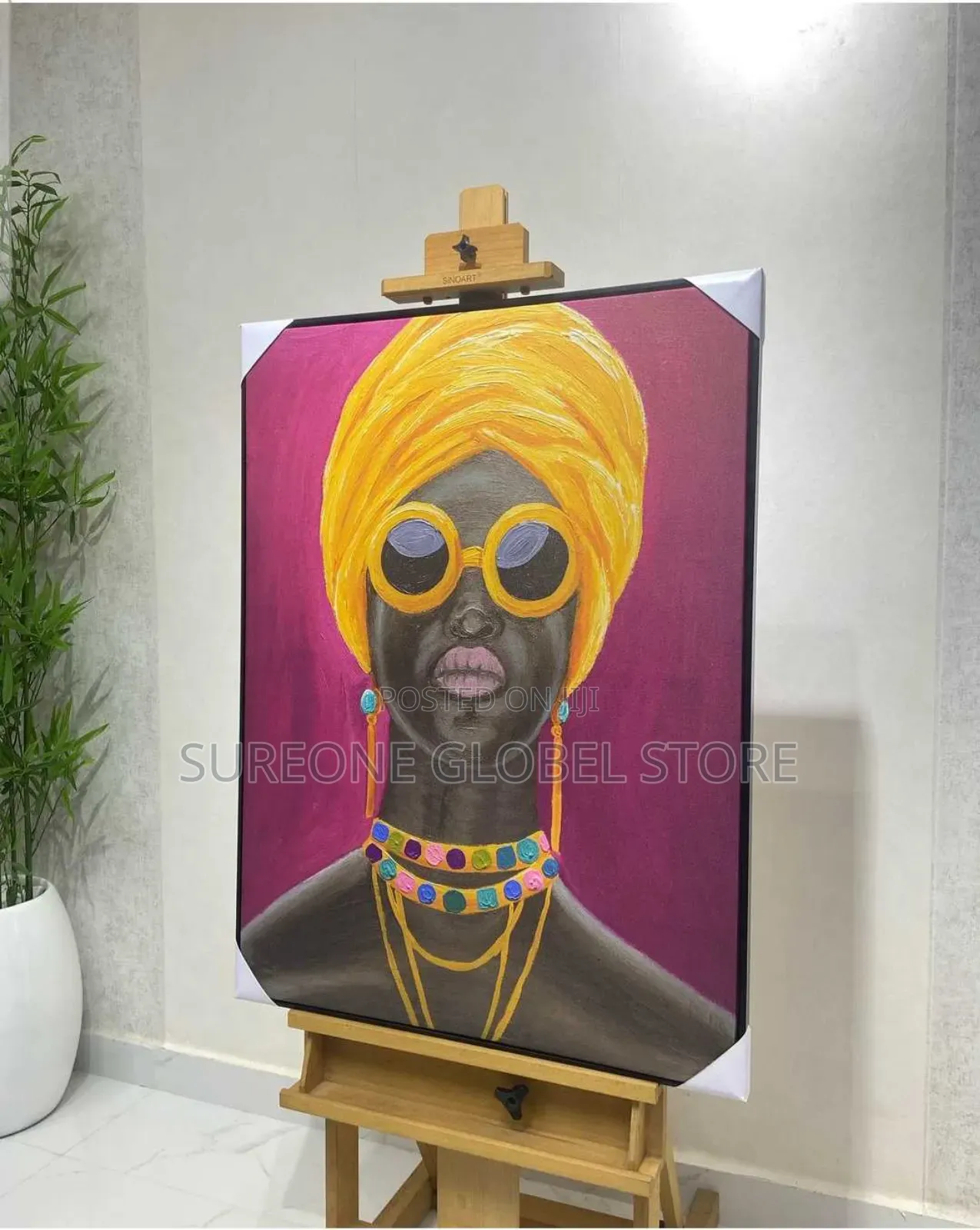 African Woman Artwork Frame