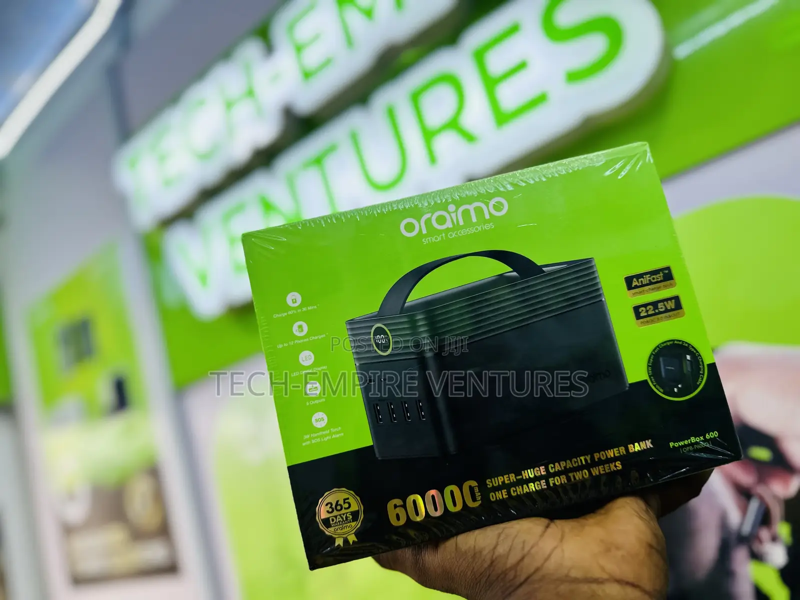 Oraimo Powerbox 600 60000mah 22.5W Power Bank