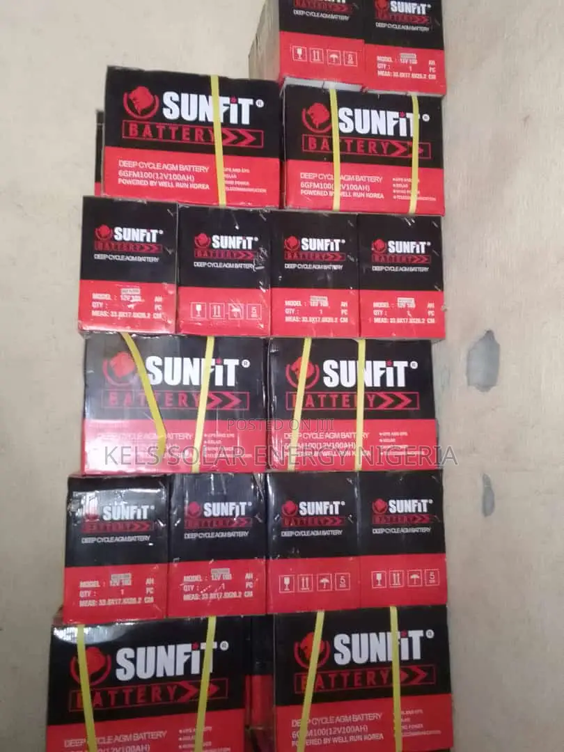 Sunfit Battery 100a Dry Cell