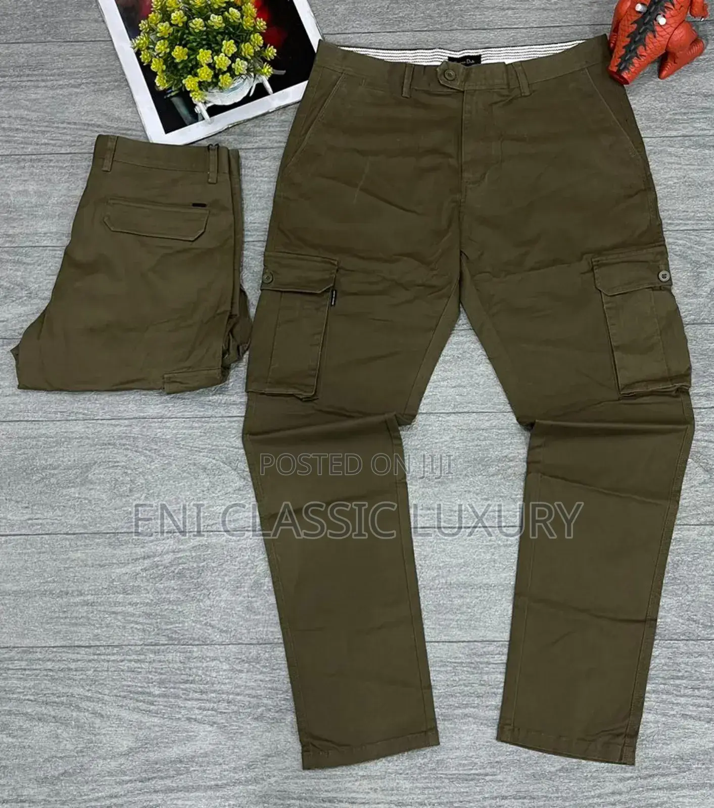 High Quality Luxury Men's Cargo Pants Chino Not Regular