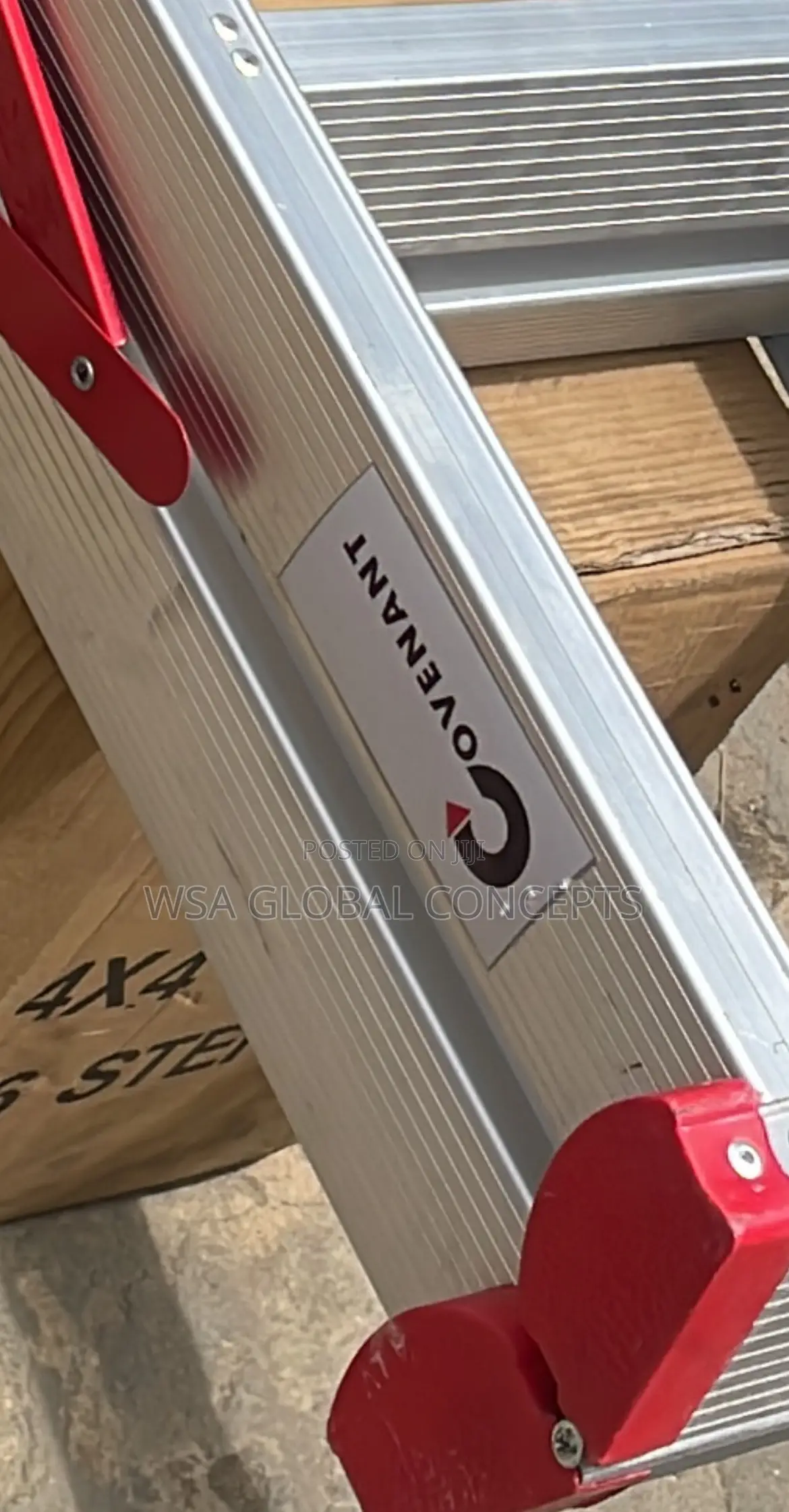 6 Steps Double Sided Aluminum Ladder