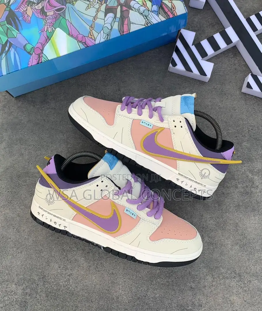 Ambush X No Brainer Nike Sb Dunk Low Pinky Blue Sneakers