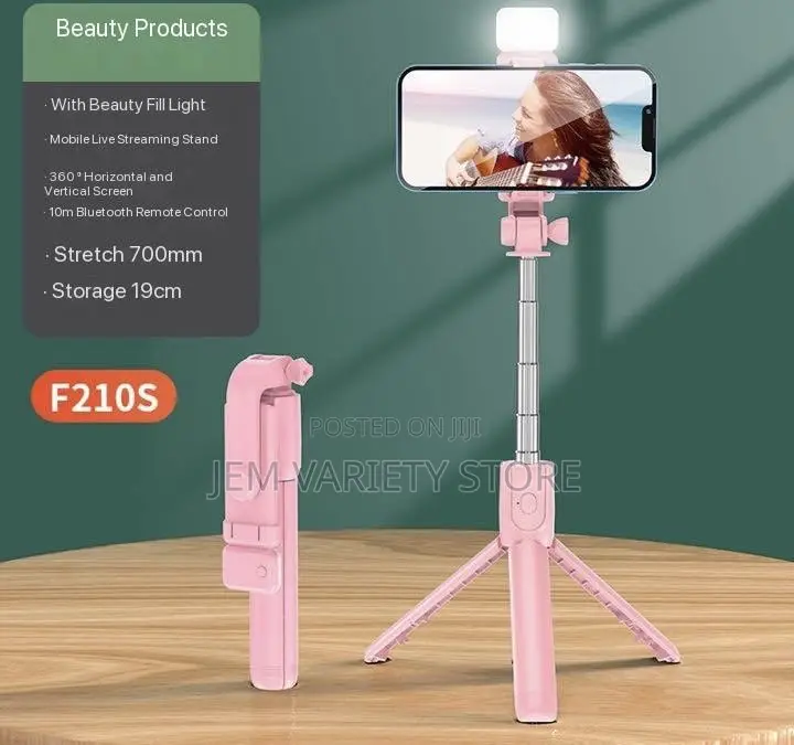 Wireless Bluetooth Integrated Live Broadcast Selfie Stick