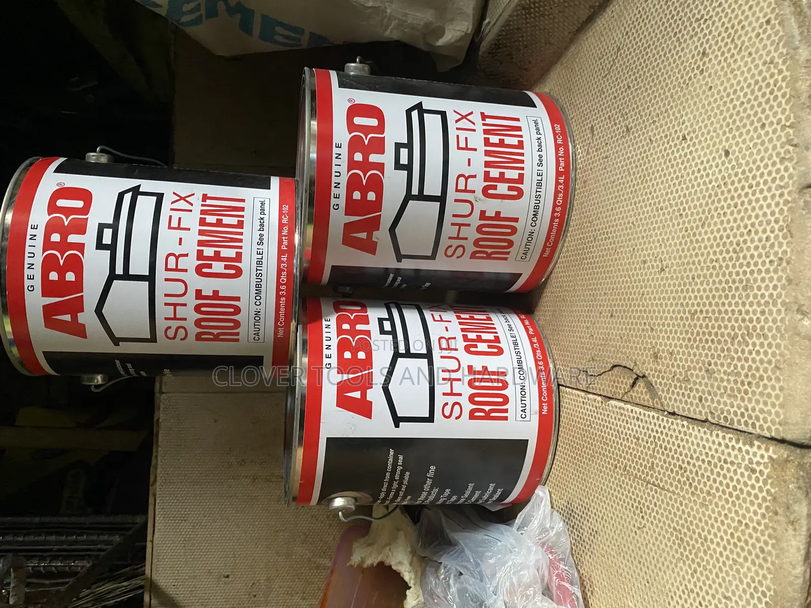 Abro Shur-Fix Roof Cement Waterproof Solution
