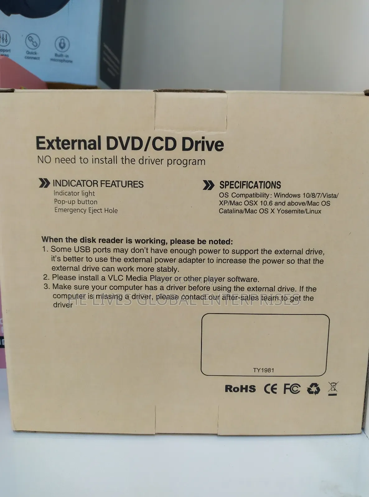 Type C External DVD