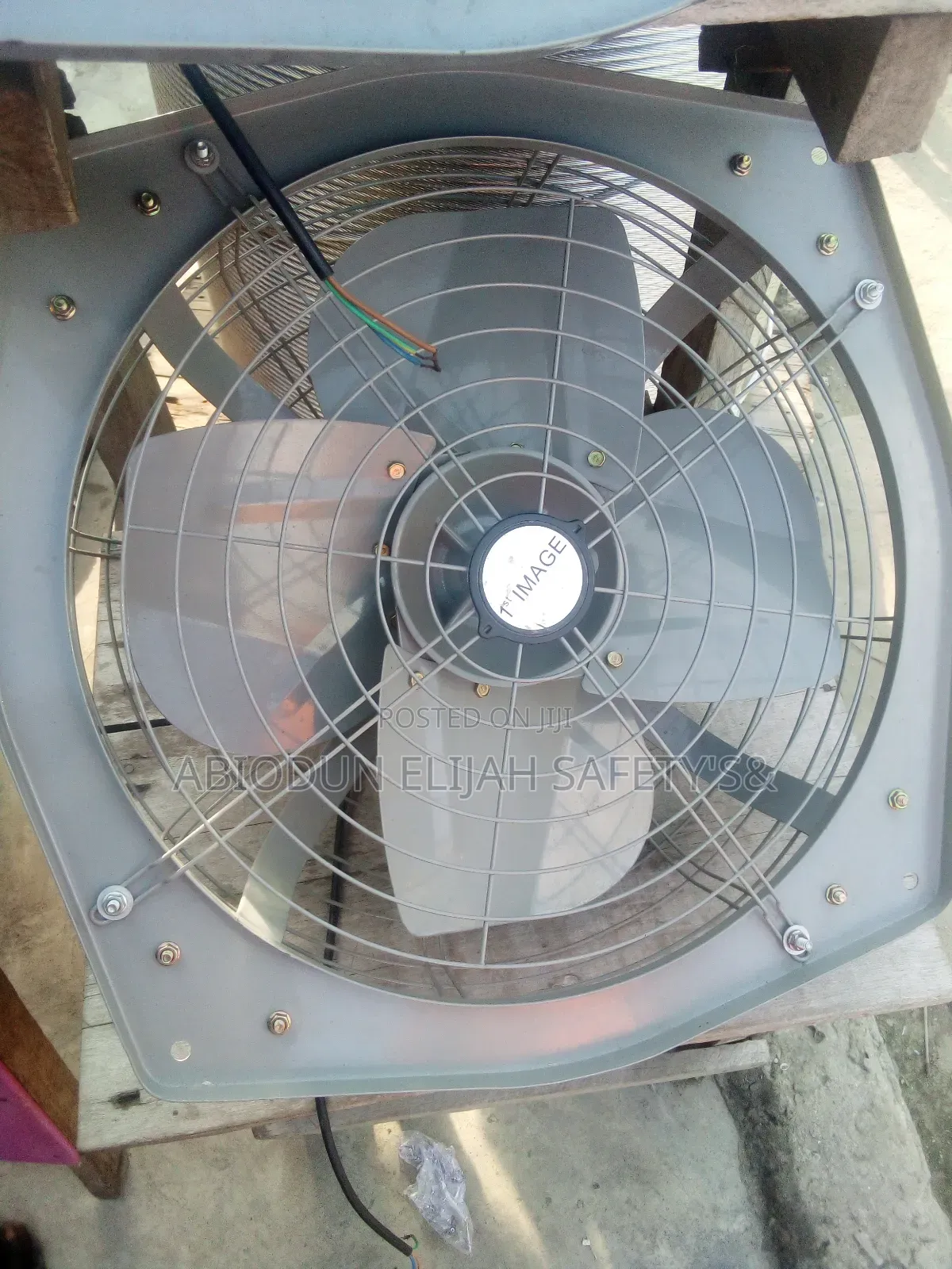 Extractor Industrial Fan With With 4 Hand Blade