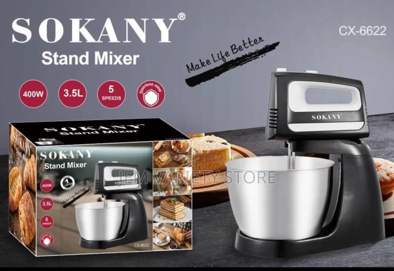 Sokany 3.5L Stand Mixer (4000watt)