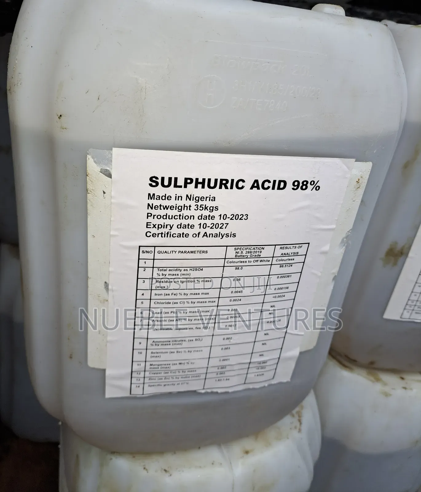 Sulphuric Acid Local 98%