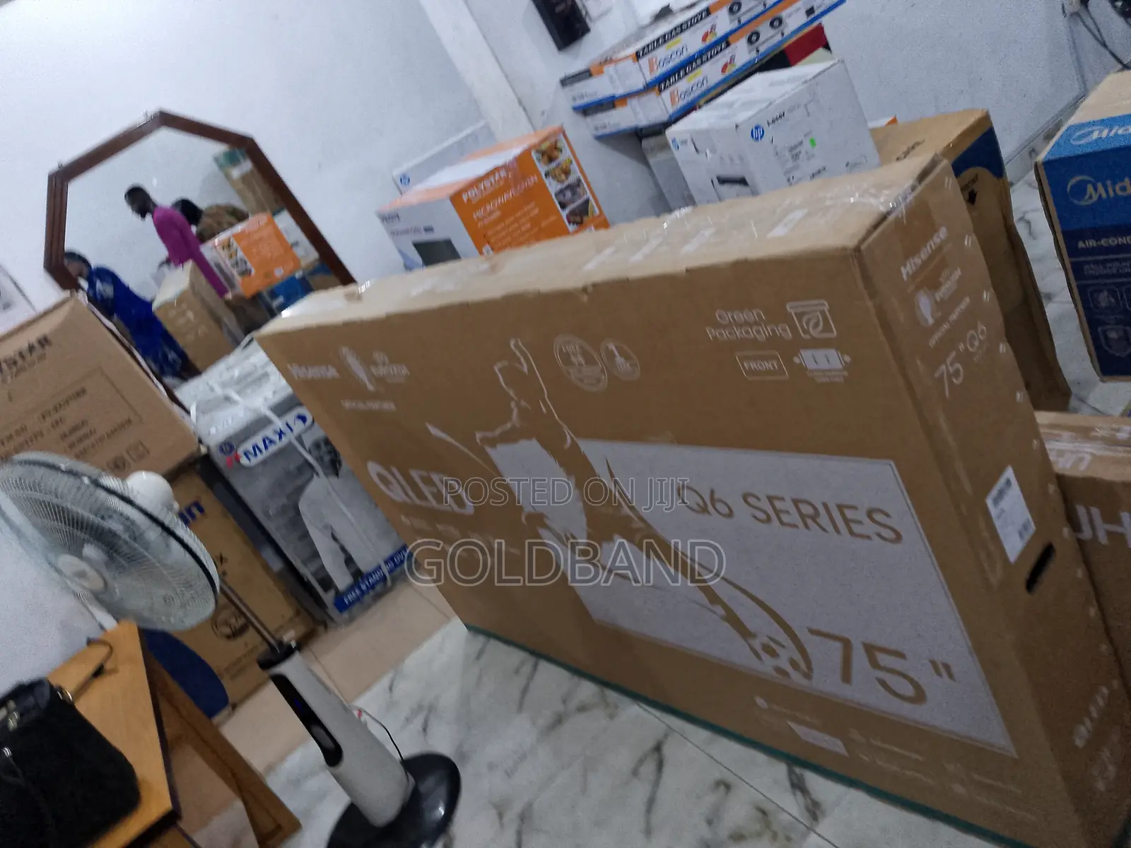 Picture Perfect Hisense 75inches Smart Tv (Q6series) 75q6n