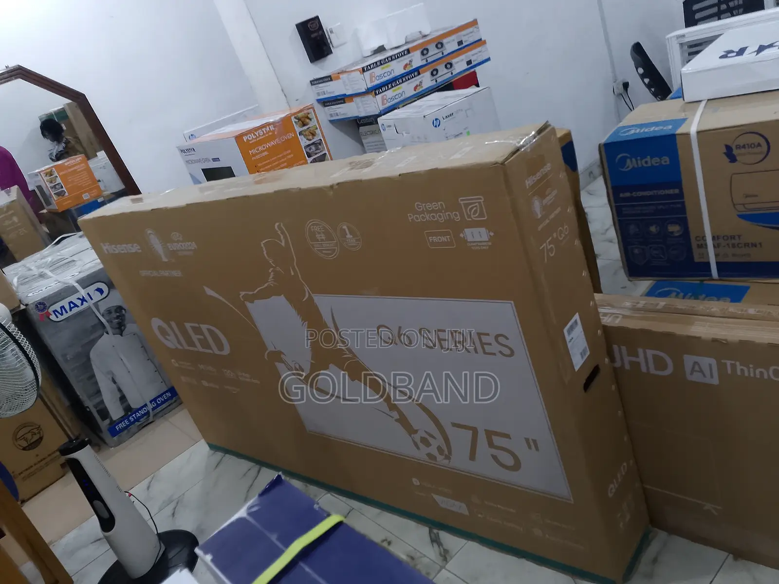 Luxury Hisense 75inches Q6series Smart Tv (75q6n)