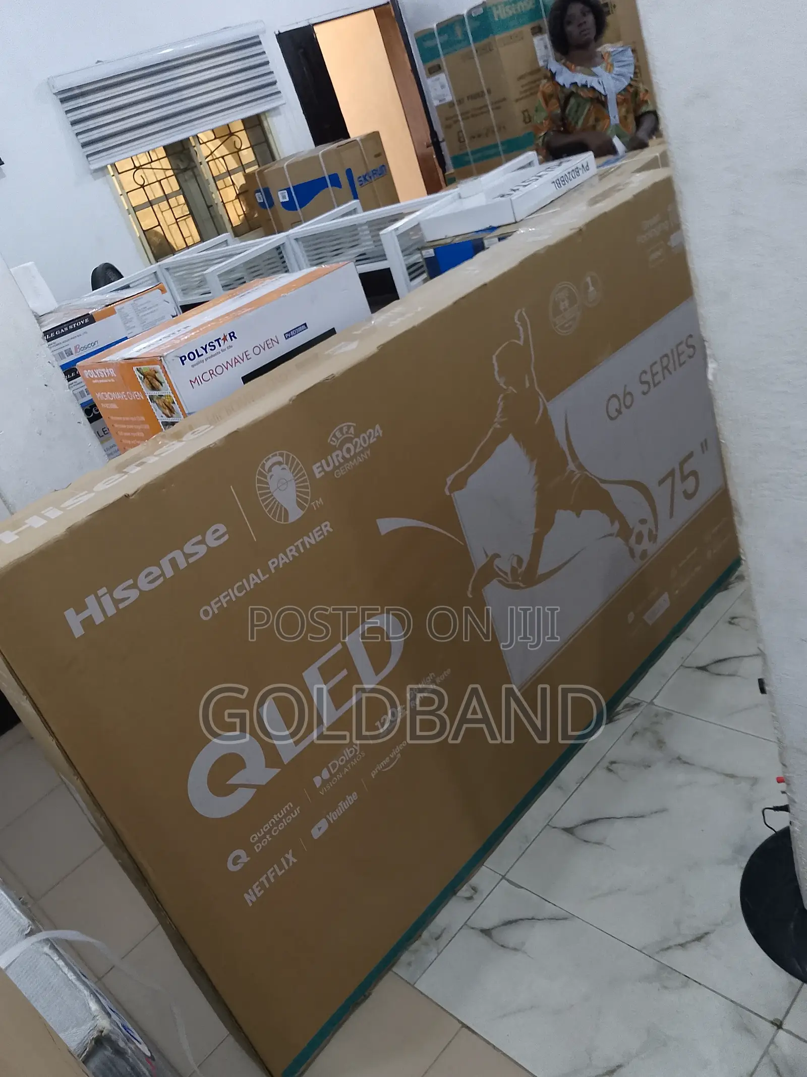 Best Grade Hisense 75inches Q6series Smart Tv (75q6n)