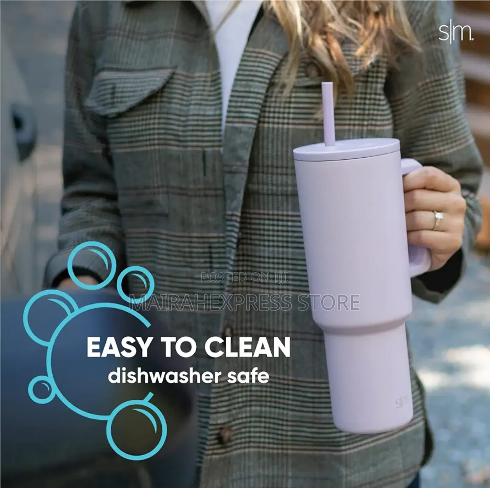 Simple Modern 40 Oz Tumbler With Handle and Straw Lid