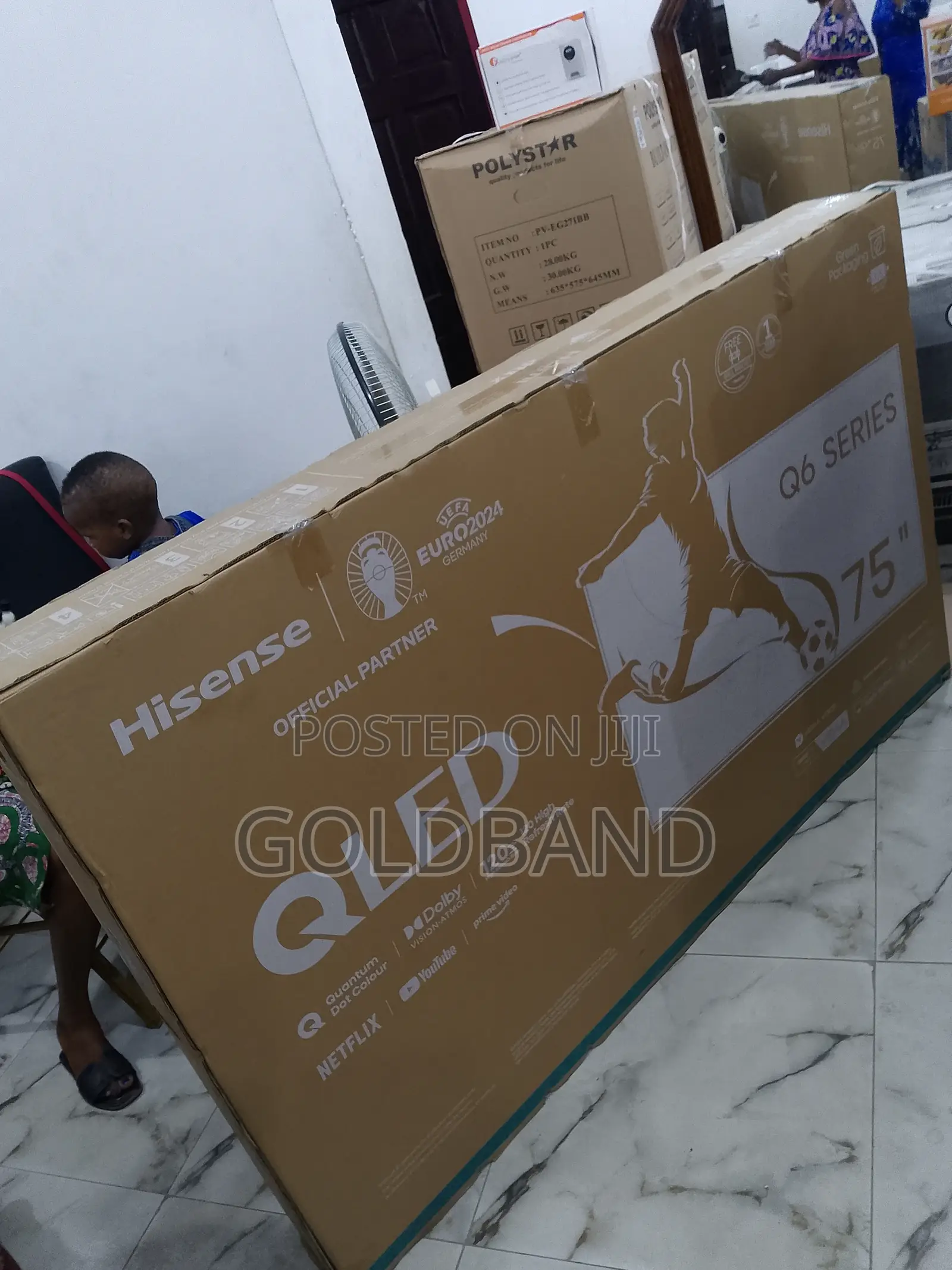 Qled Hisense 75inches Smart Tv (Q6series) 75q6n