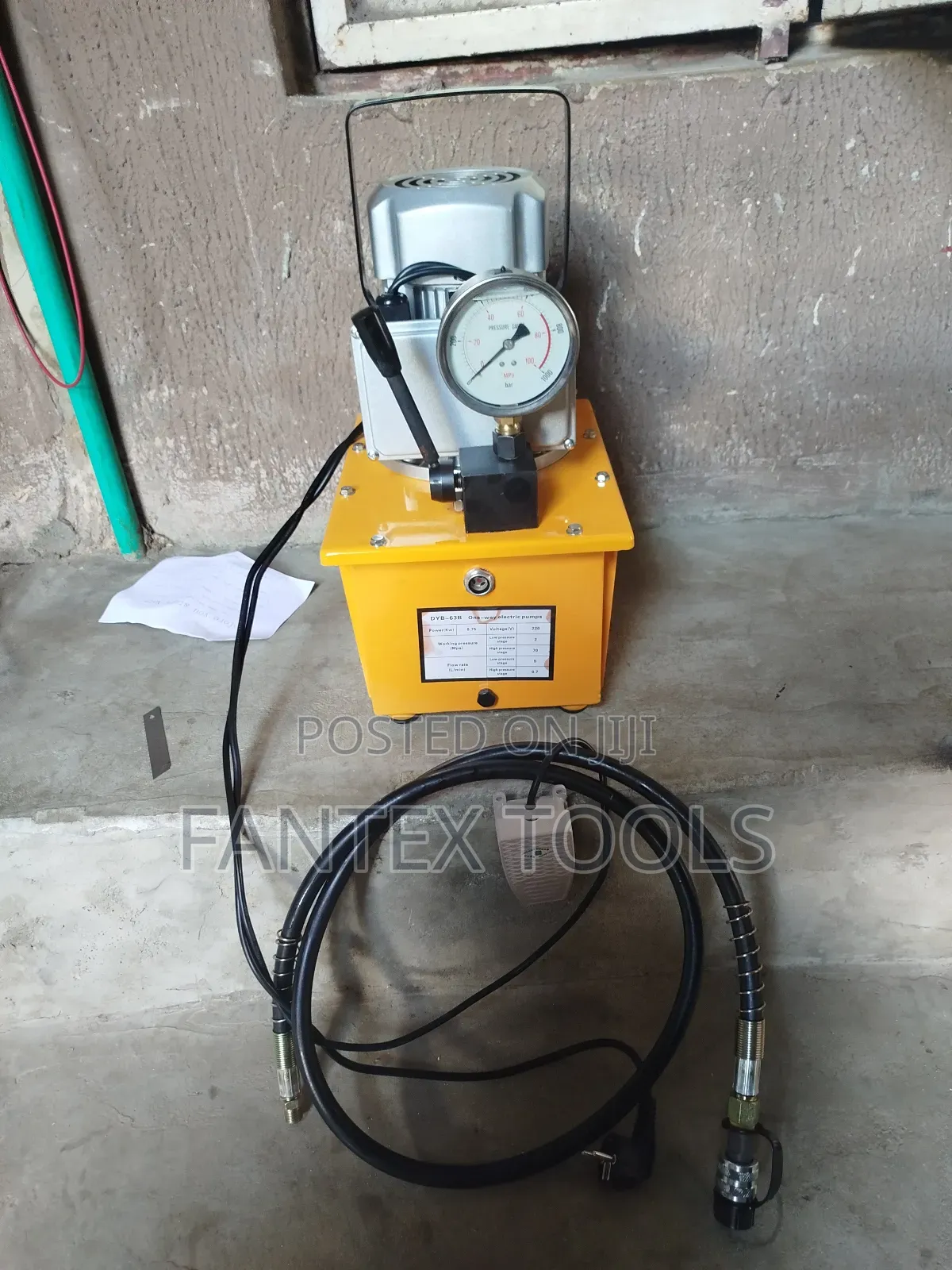Electric Hydraulic High Pressure Pump.