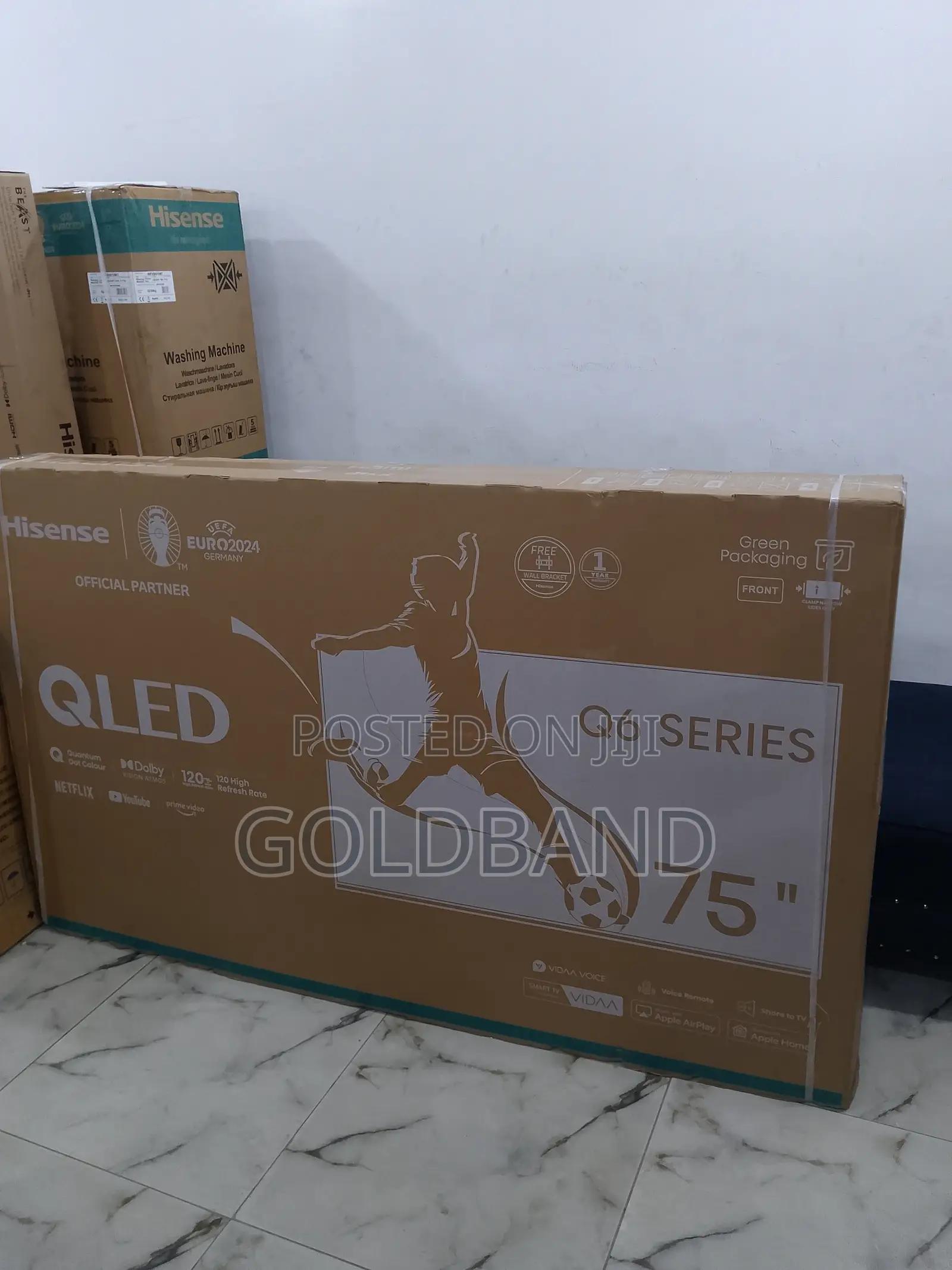 Modern Hisense 75inches Q6series Smart Tv (75q6n)