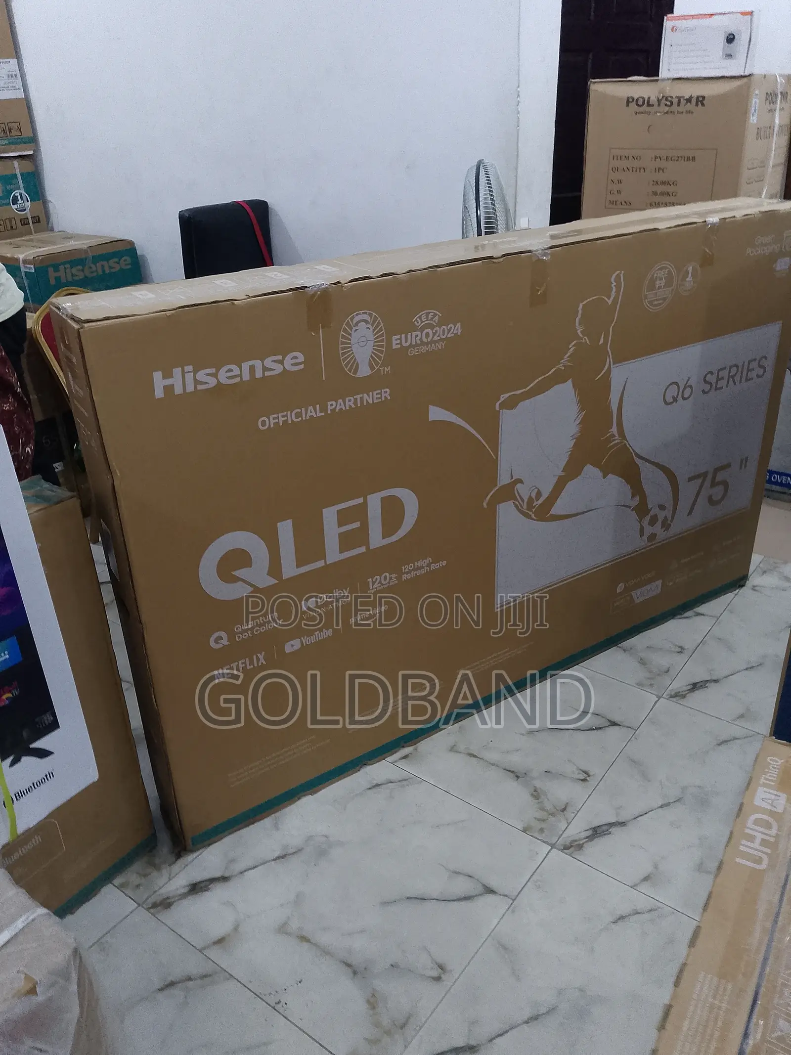 Most Classic Hisense 75" Qled Smart Tv (Q6series) 75q6n