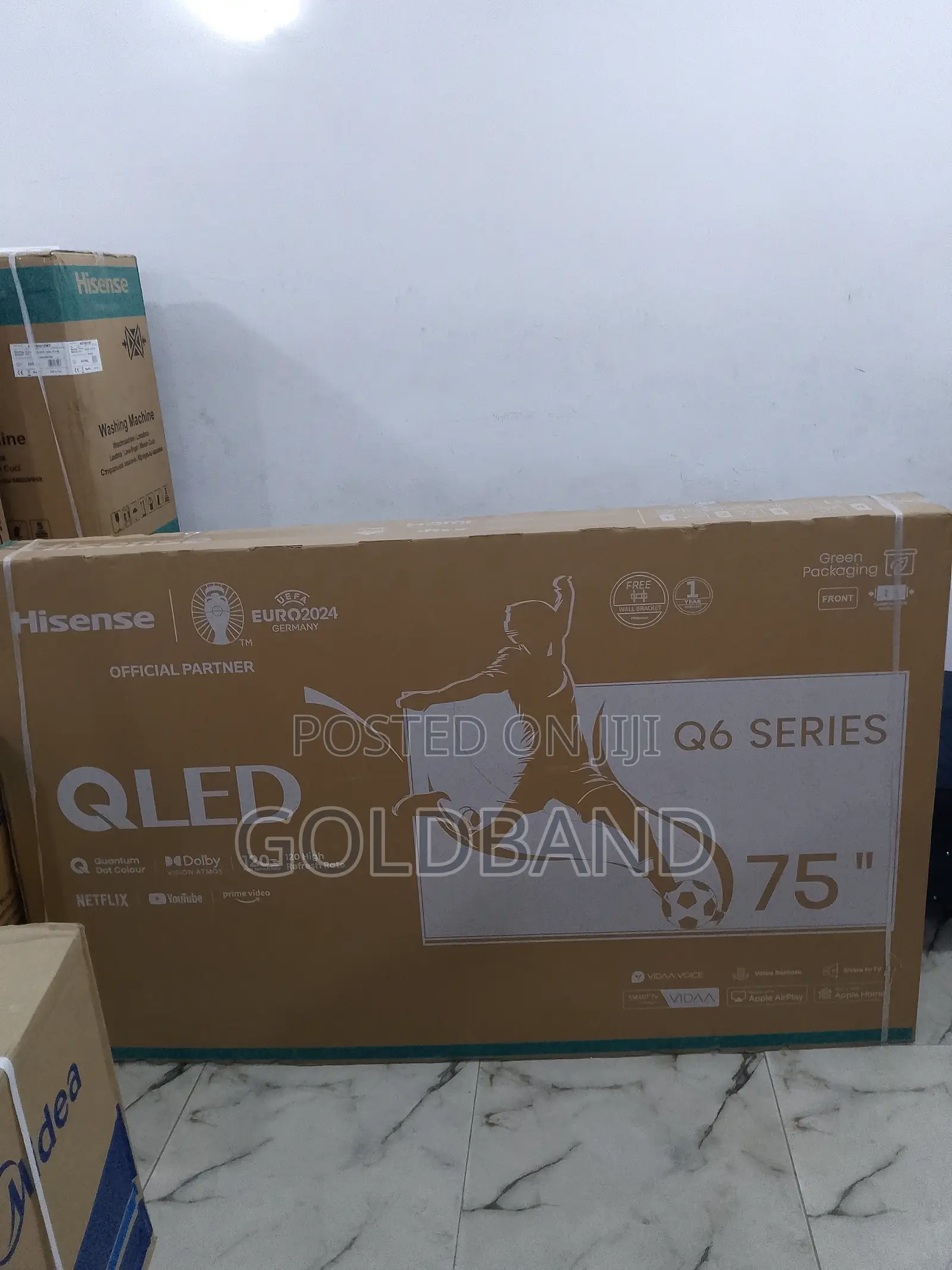 The Ideal Hisense 75" Qled Smart Tv (Q6series) 75q6n