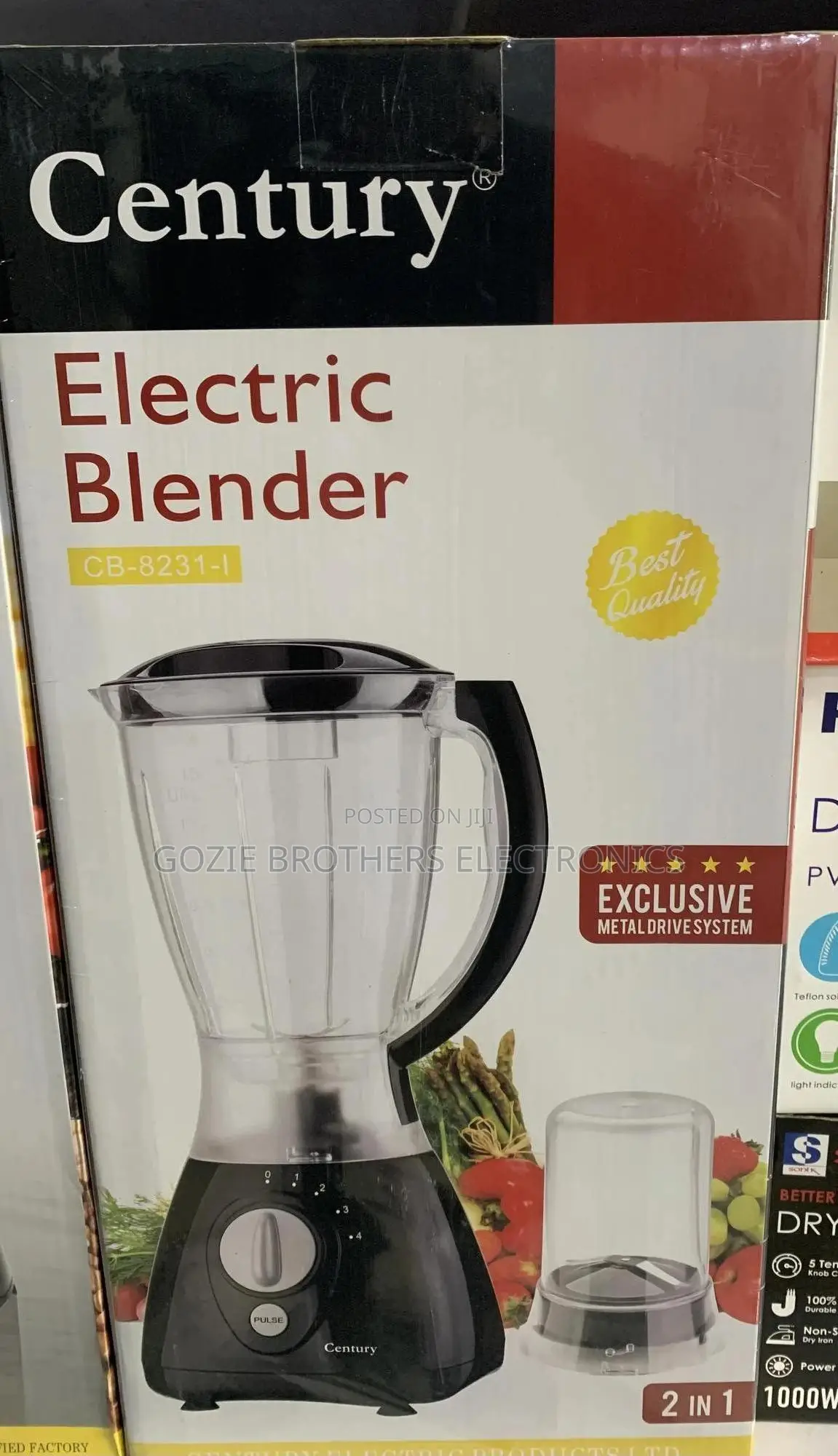 CENTURY 1.5 Liters BLENDER With Filter (8231-1)