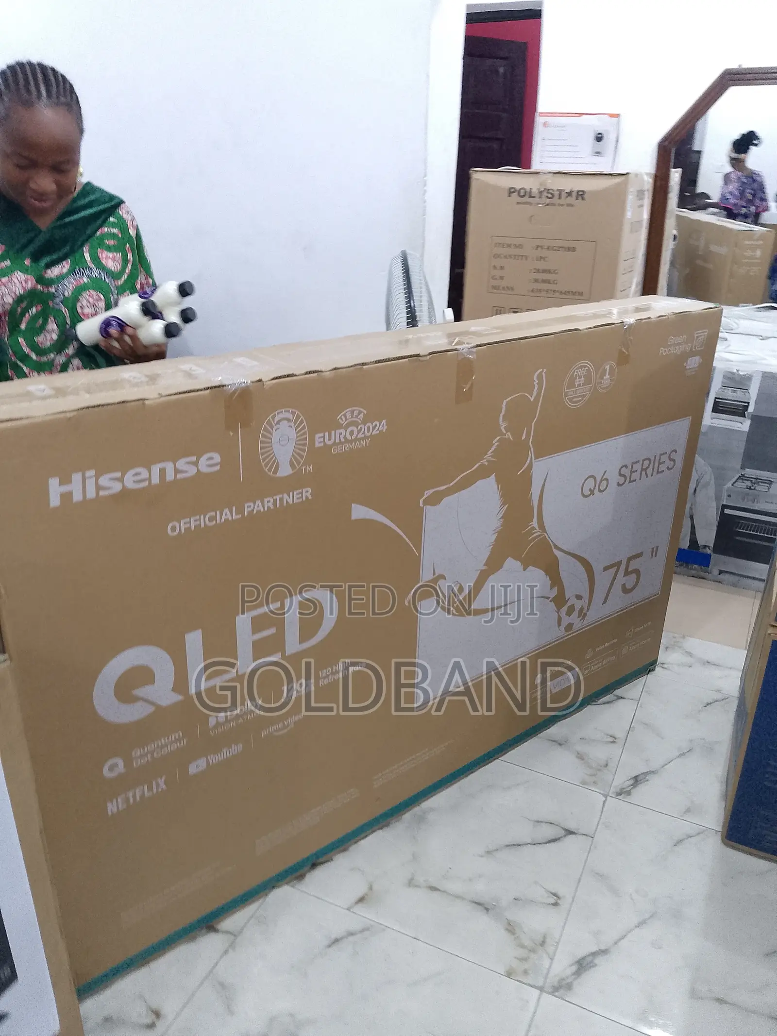 Most Advance Hisense 75" Qled Smart Tv (Q6series) 75q6n