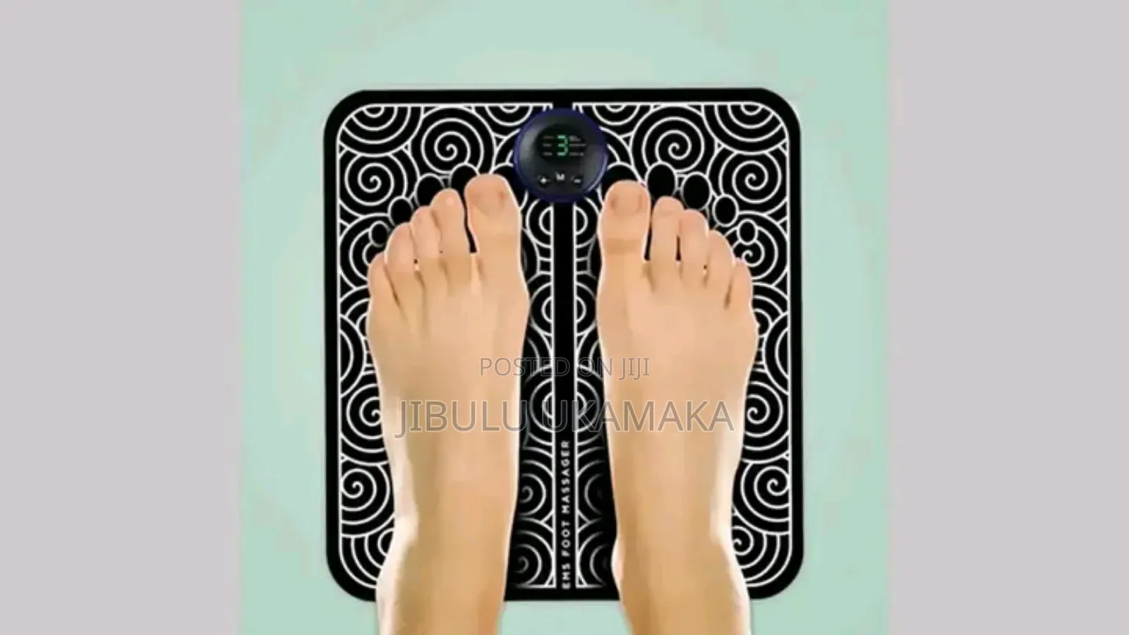 EMS Electric Foot Massager Pad Muscle Stimulator LCD Mat