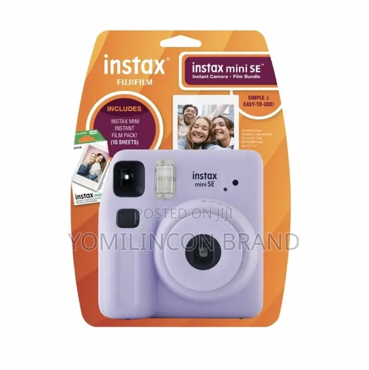 Fujifilm Instax Mini SE Instant Camera Purple