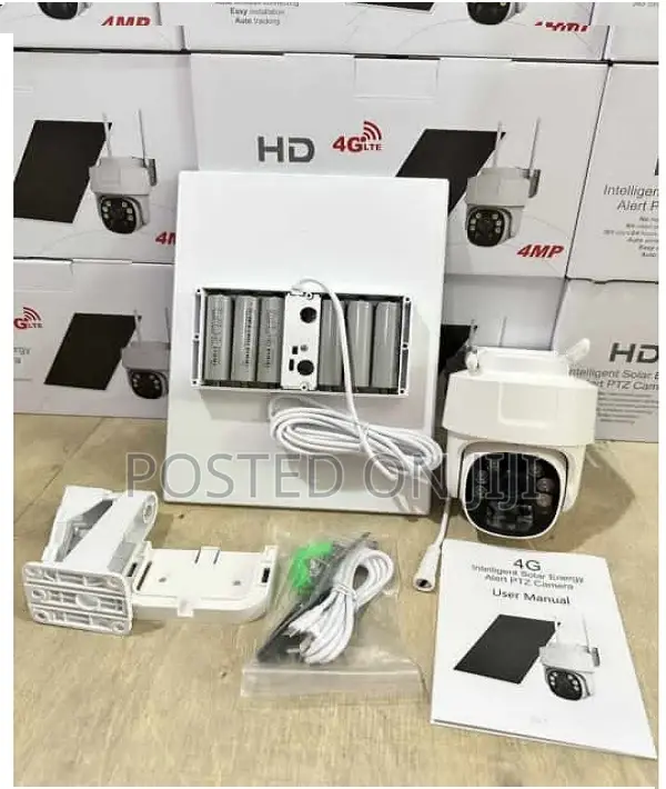 Intelligent Solar Energy Alert PTZ Camera