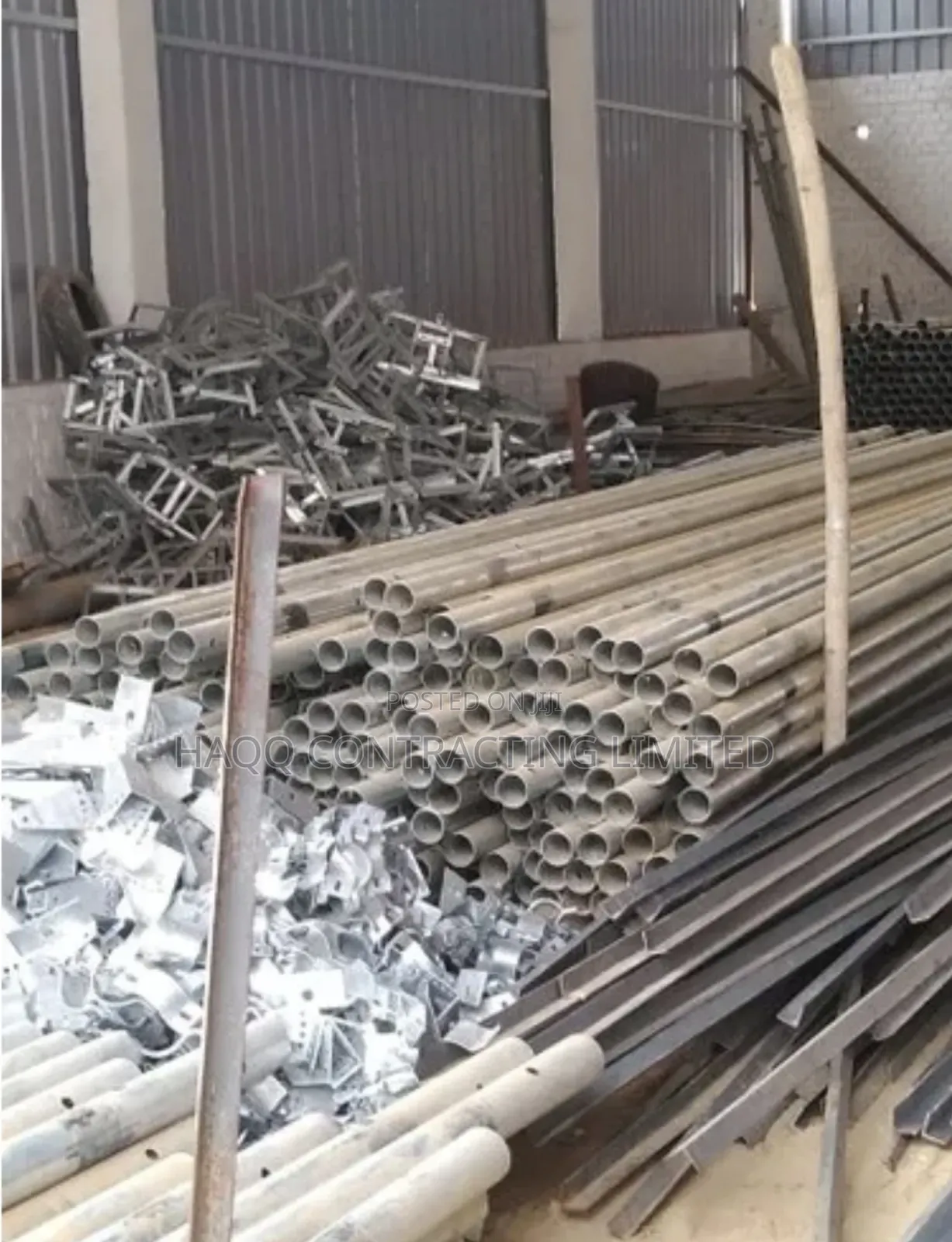 Galvanized Steel Solar Street Light Poles
