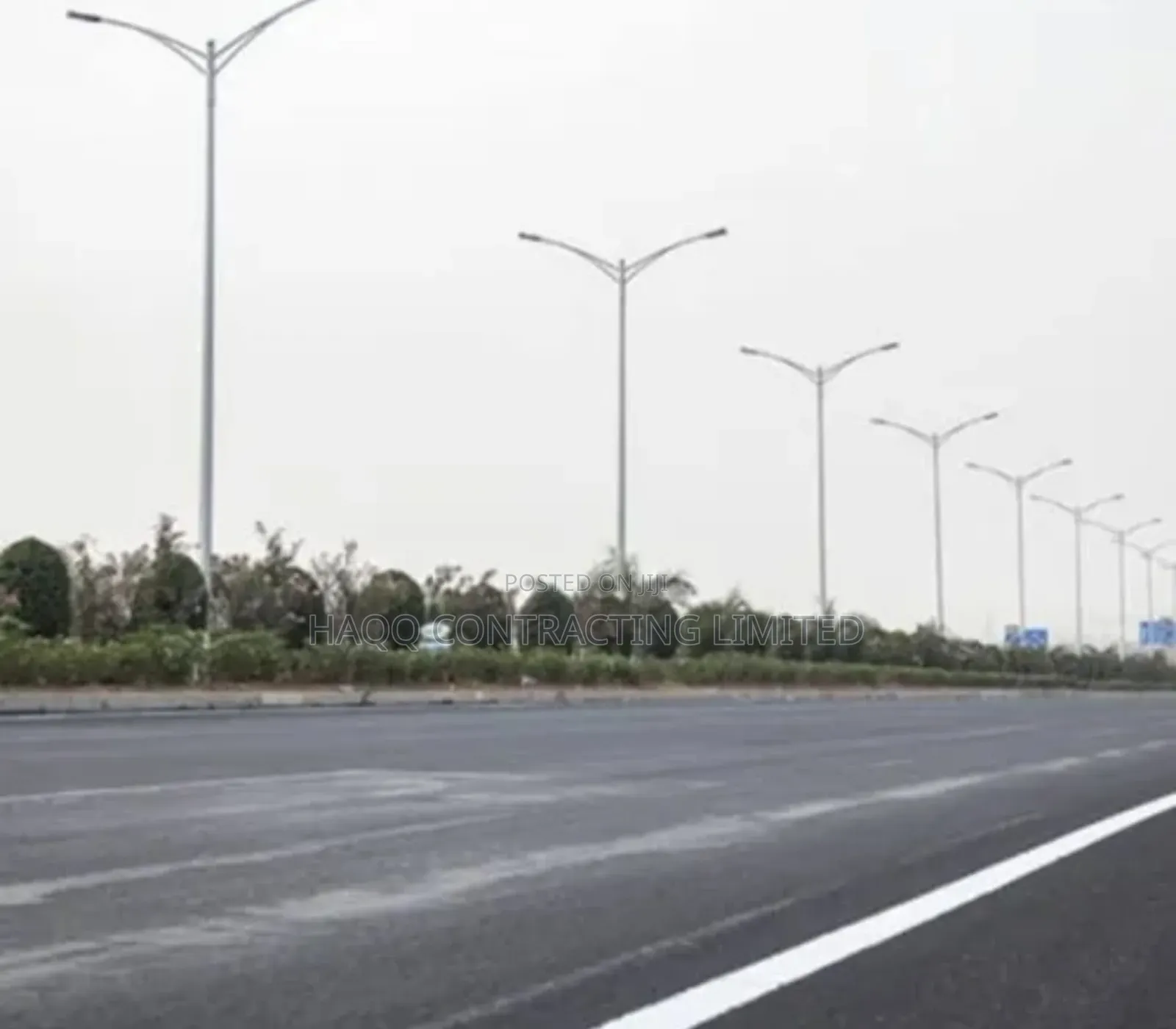 Galvanized Steel Solar Street Light Poles