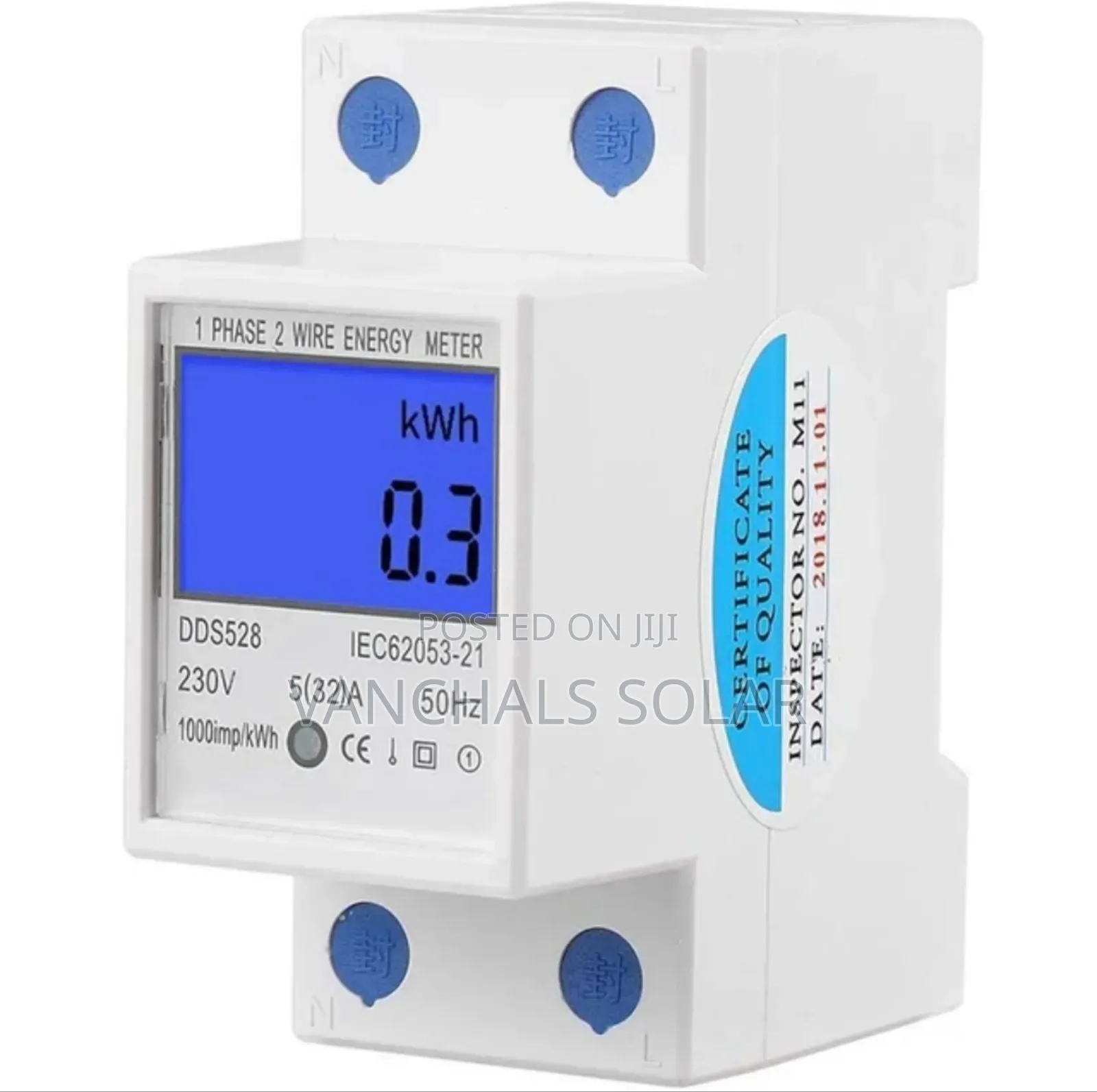 Single Phase Energy Check Meter Card Reader 80a