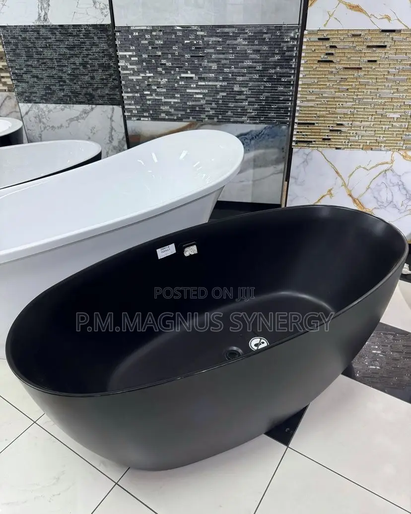 England Standard Egg Design Black Shower Bath Tub.