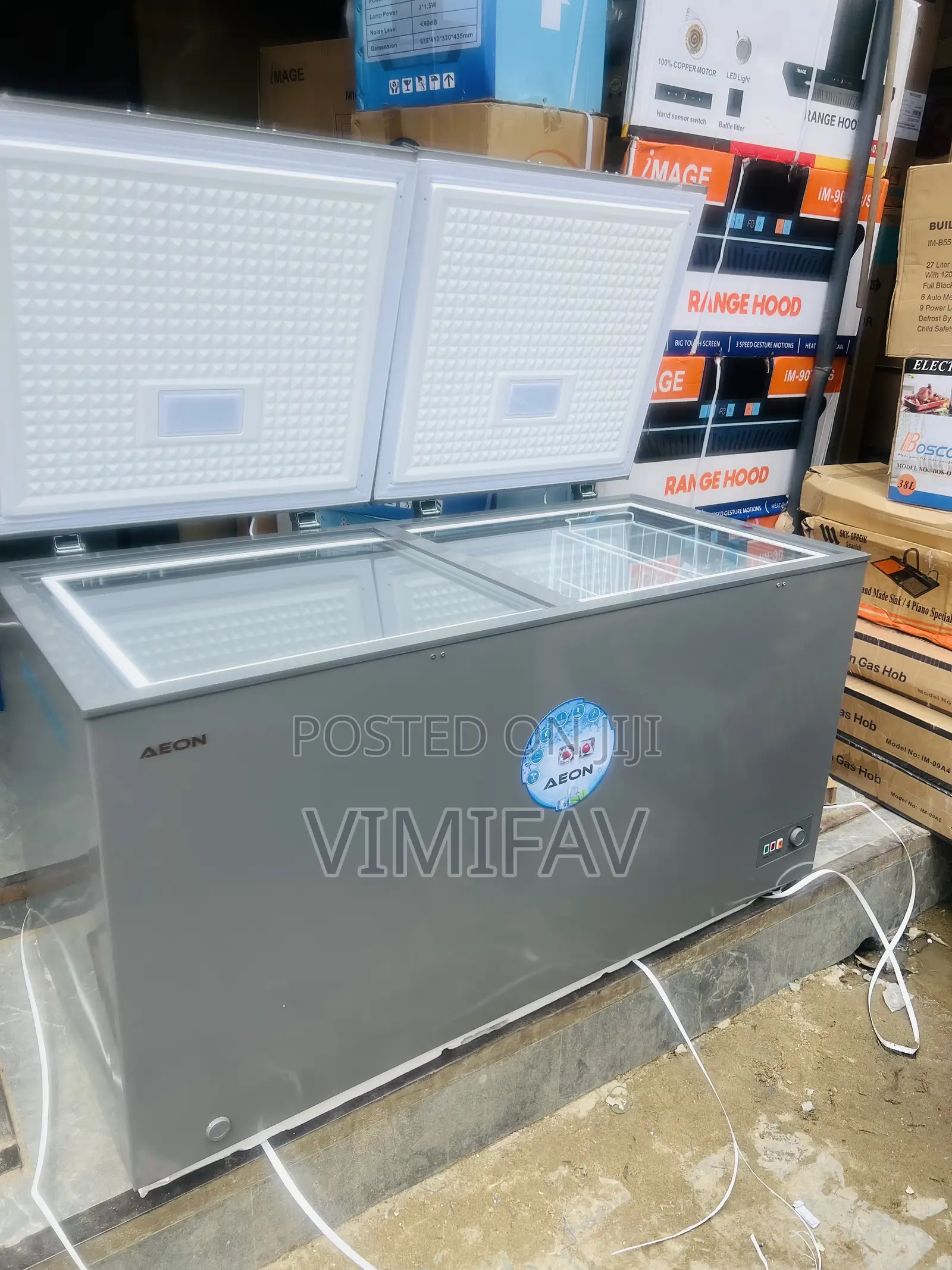 Aeon Double Door Chest Freezer 420lits