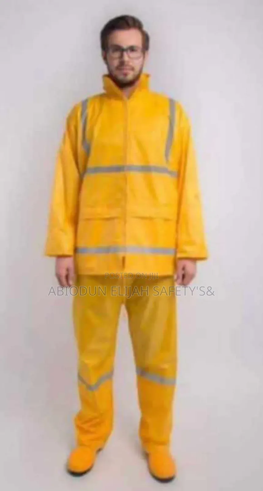 Rain Coat Up And Down With Reflective