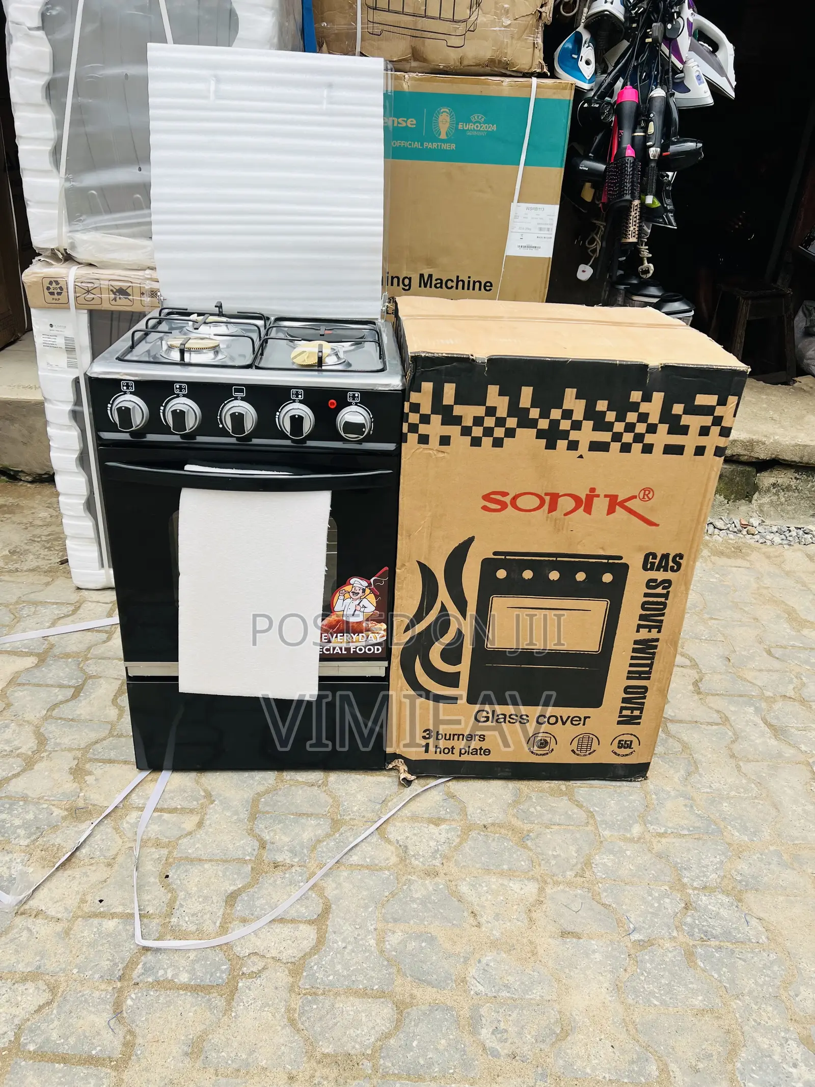 Sonik Gas Cooker 50/50 With Automatic Ignition