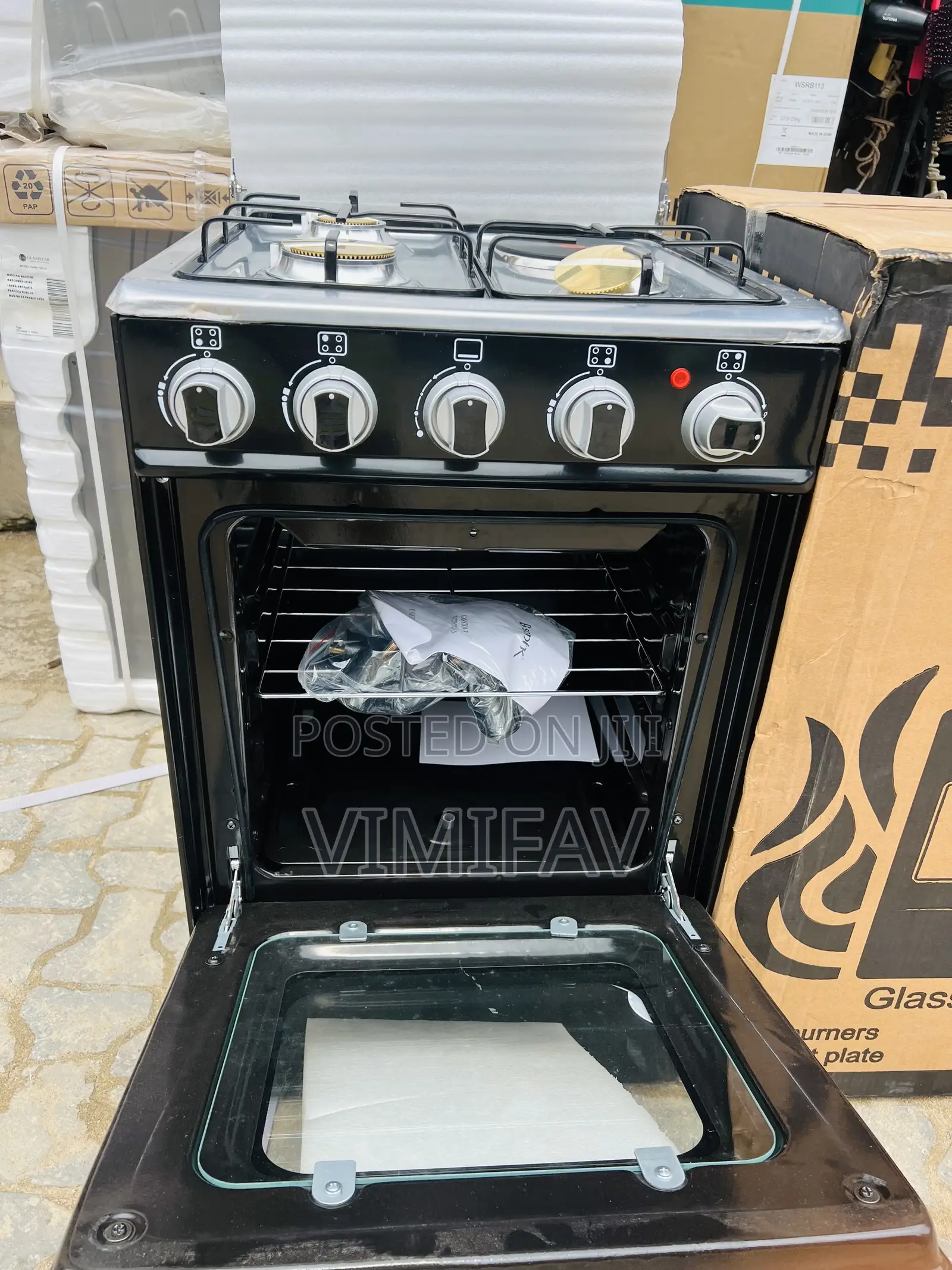 Sonik Gas Cooker 50/50 With Automatic Ignition