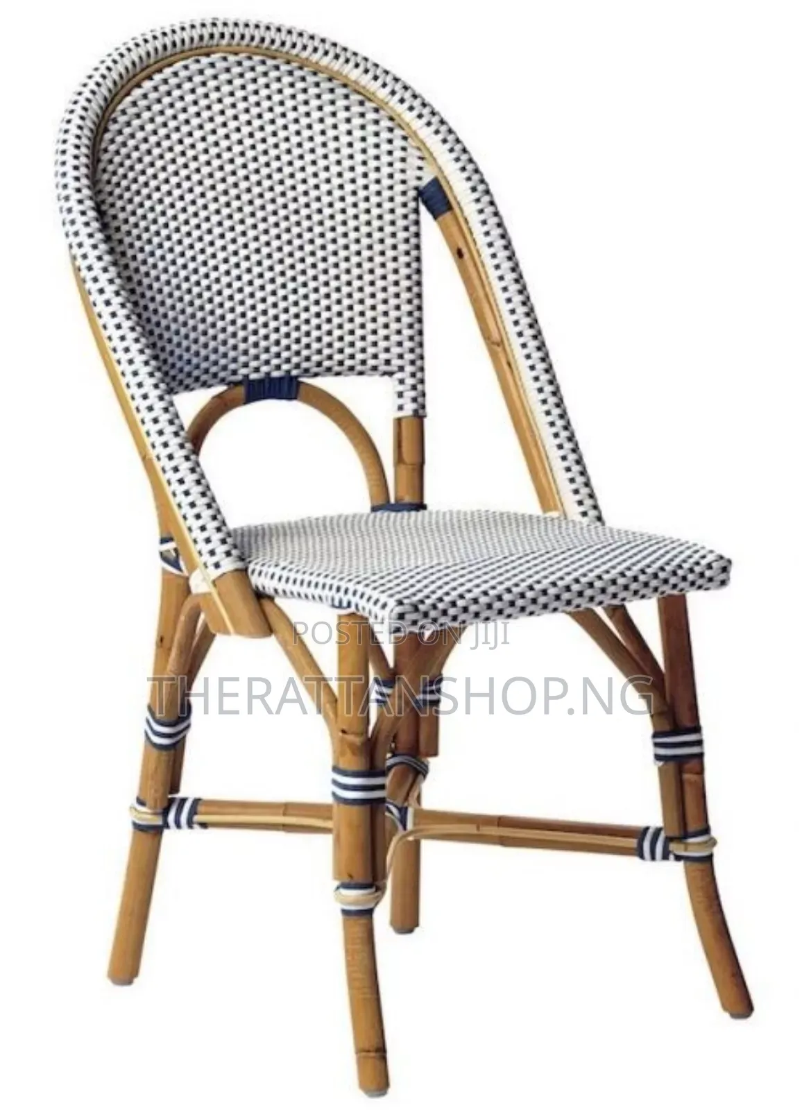 Handwoven Rattan Bistro Chairs