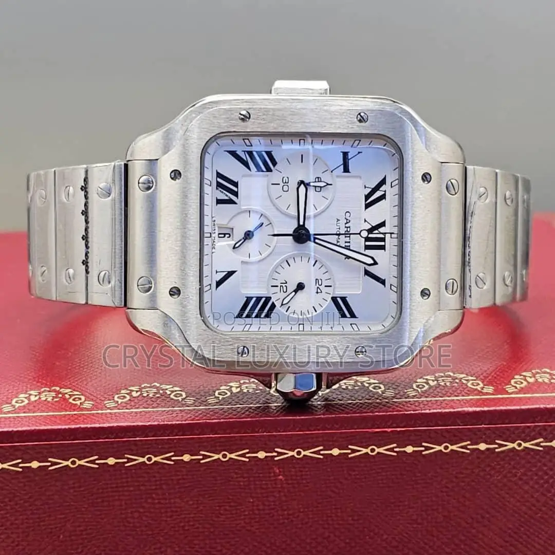 Cartier Quality Luxury Men Chain Wristwatch