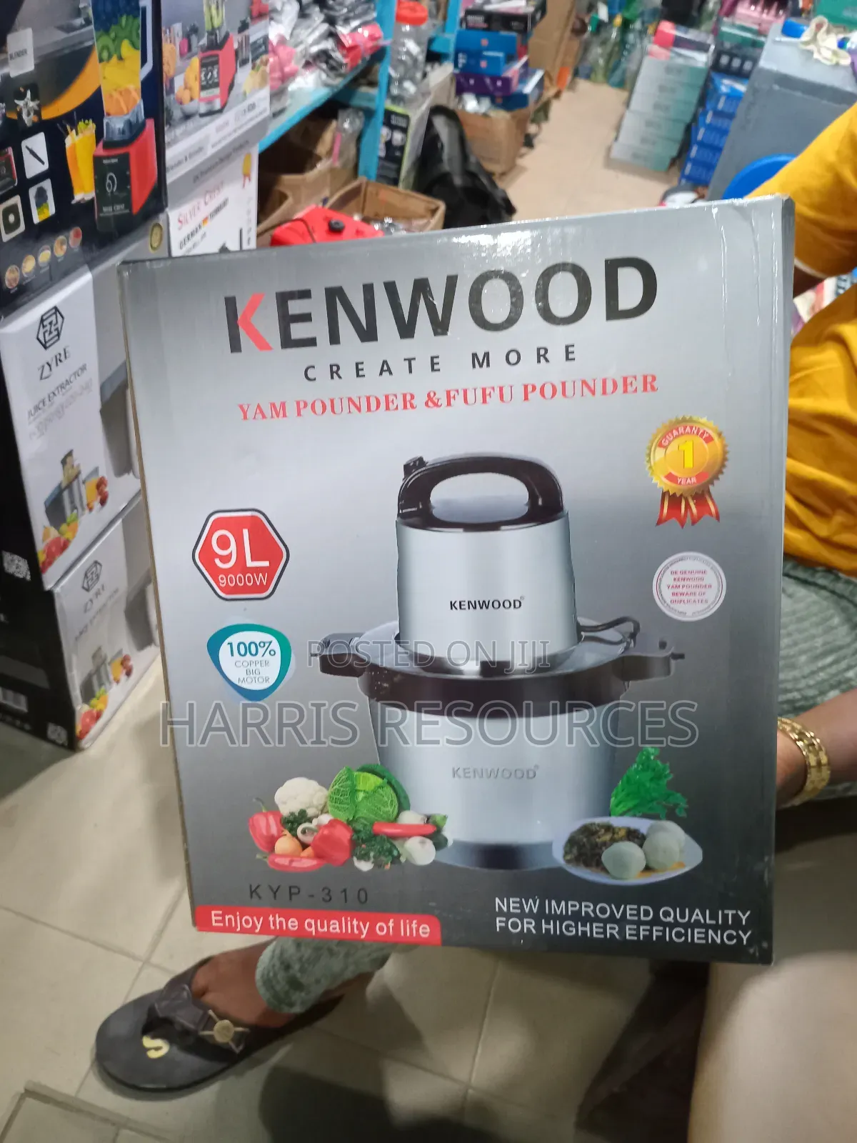 9 Litres Kenwood Food Processor Yam Pounder 9000 Watts