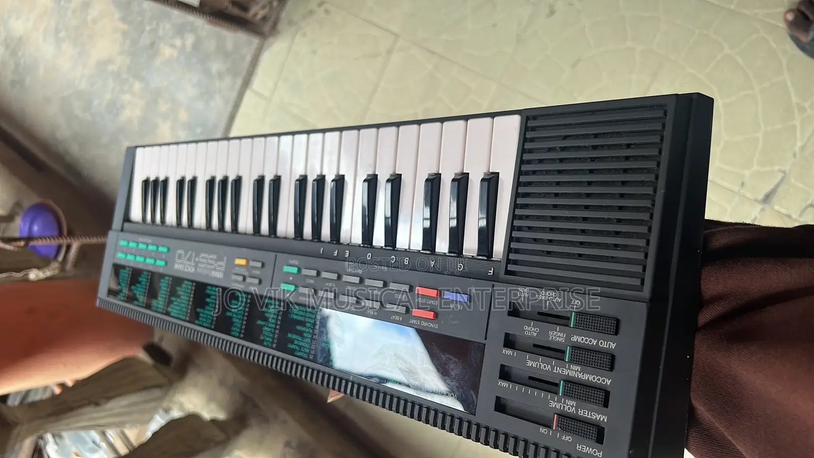 Yamaha Porlasound Voice Bank PSS-170 Keyboard