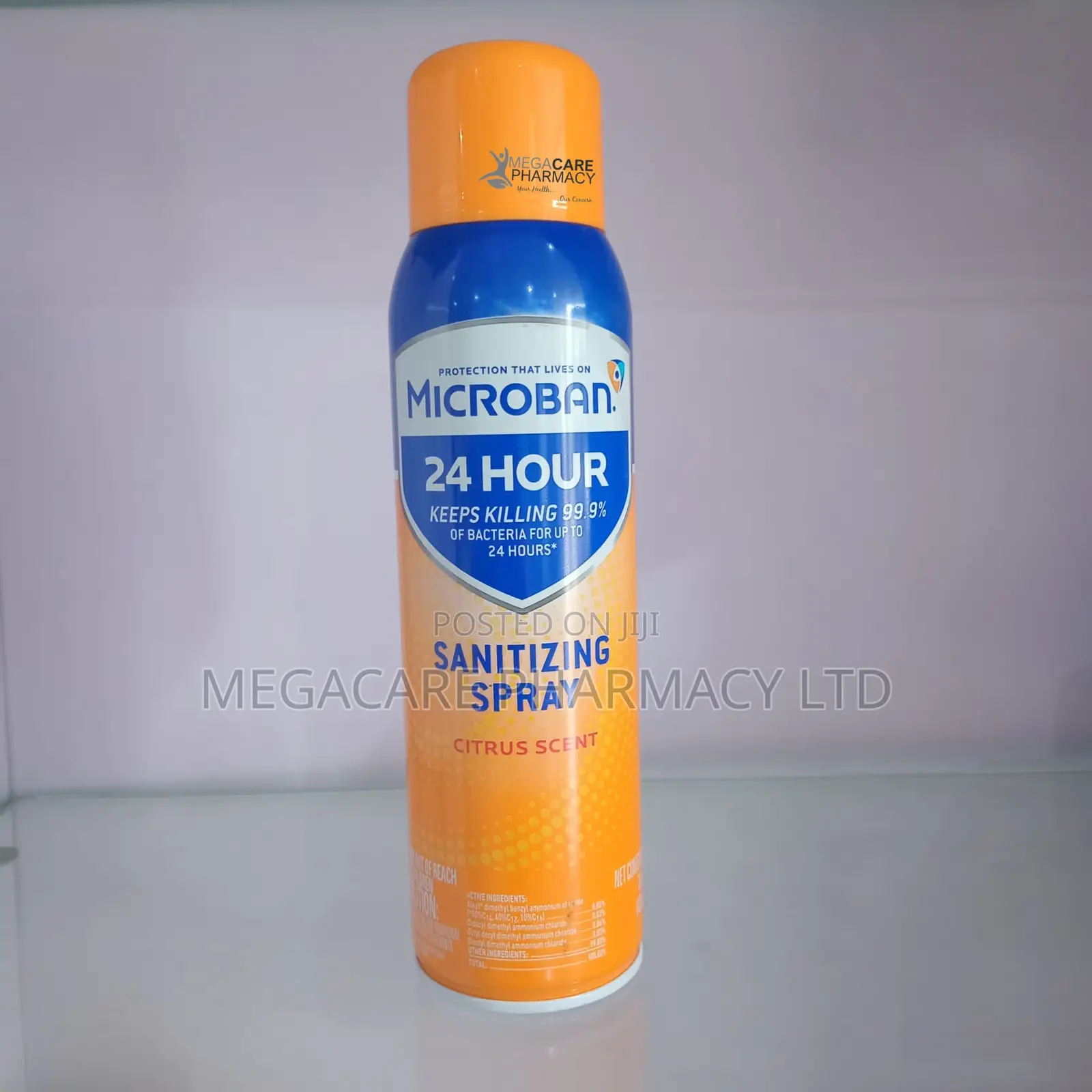 Microban. 24 Hour Sanitizing Spray
