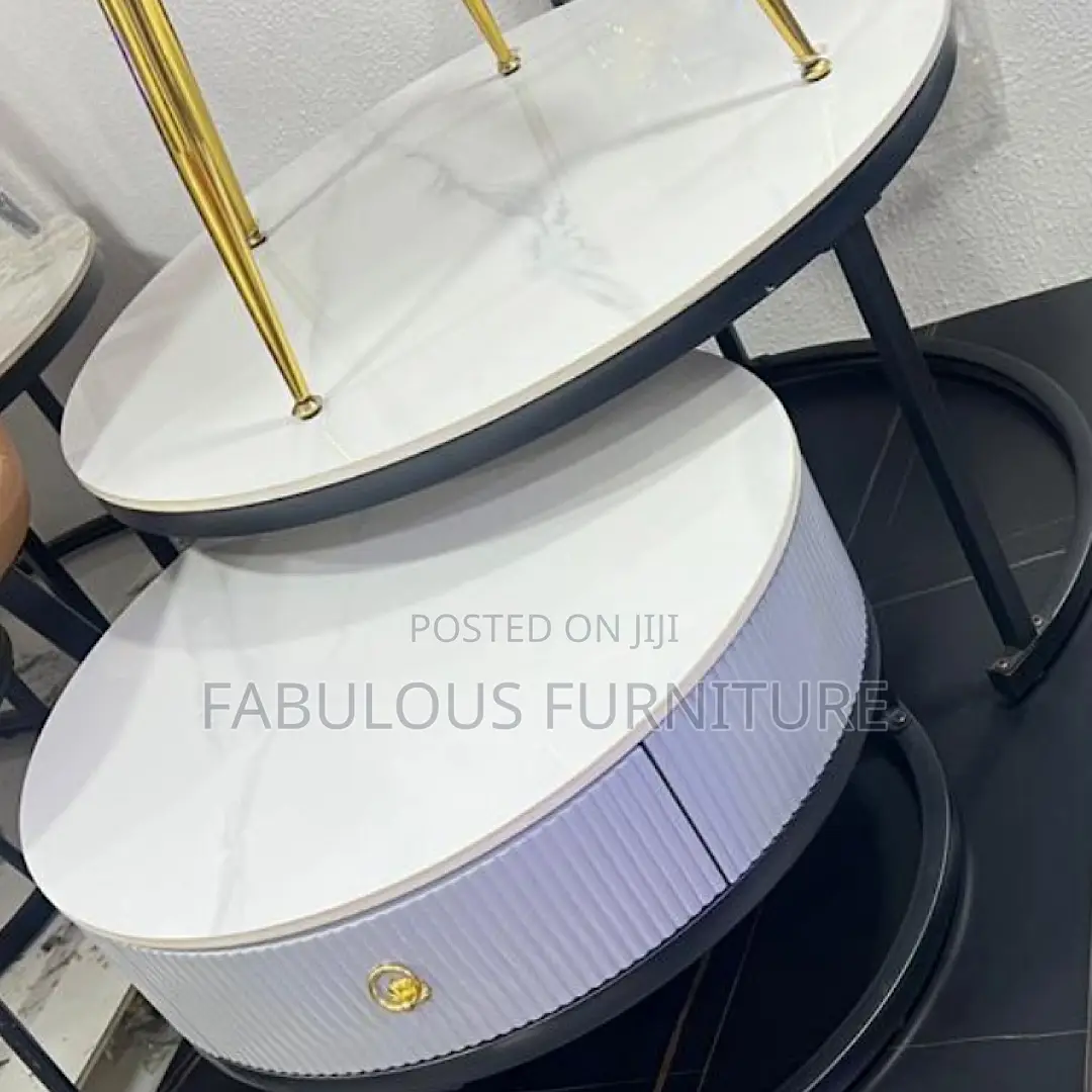 Marble 2in1 Top Center Table