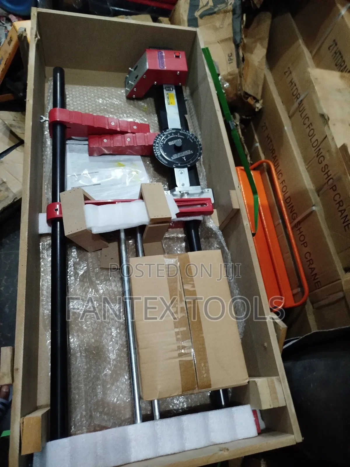 Laser Wheel Alignment Gauge.