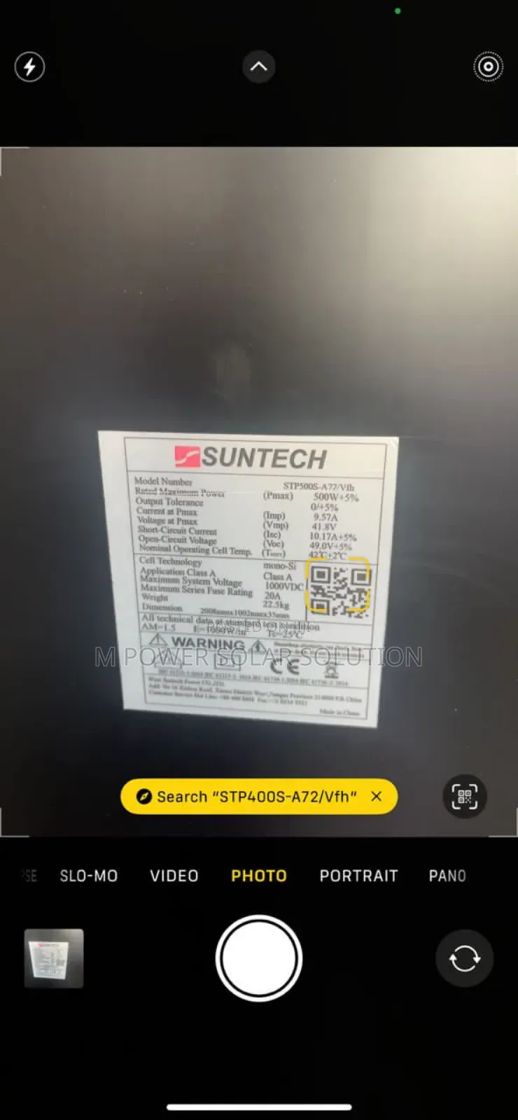 500w 120cell Suntech Mono Solar Panels