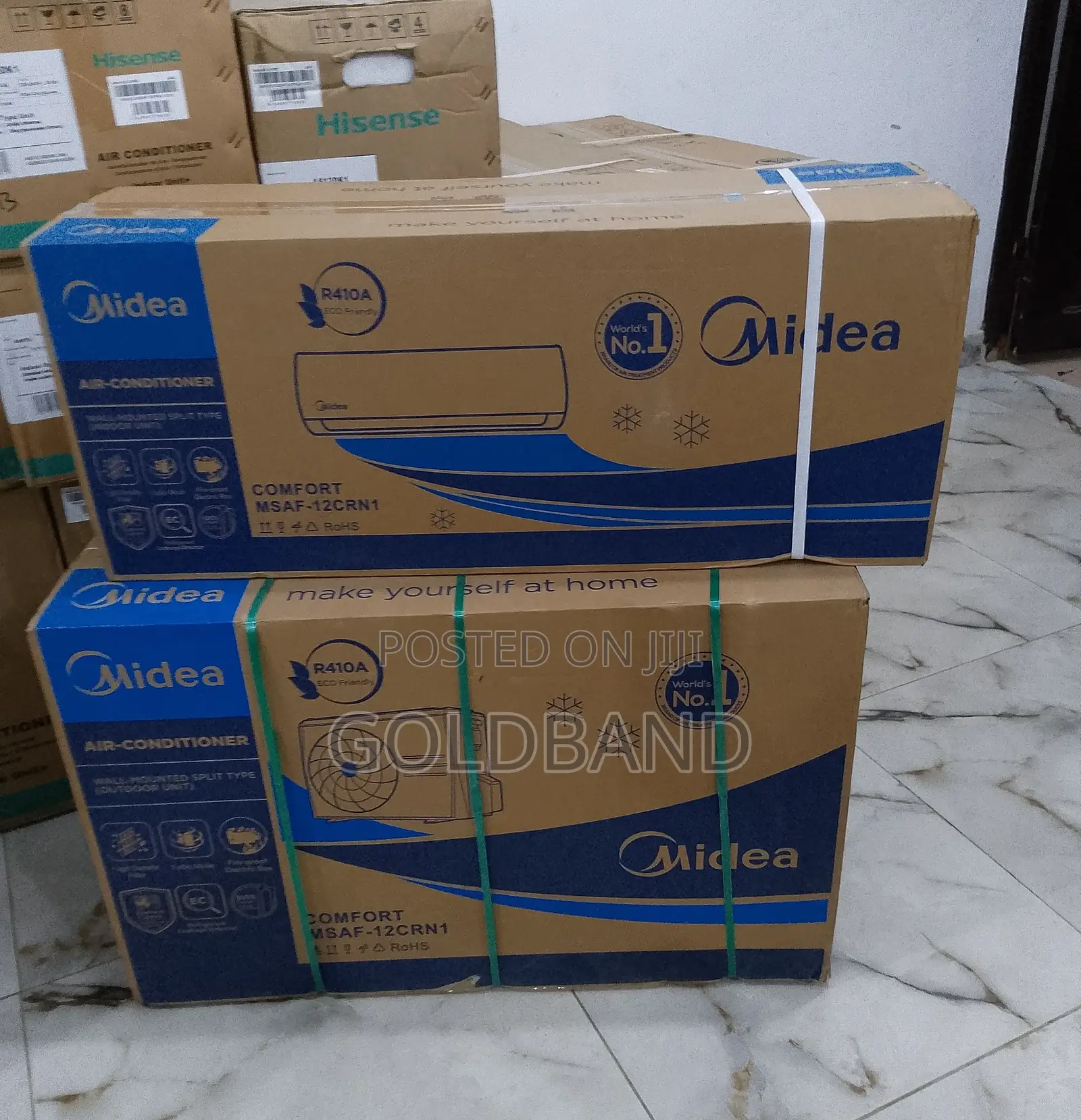 Low Noise 1.5hp Midea Dual Non-inverter Air Conditioner