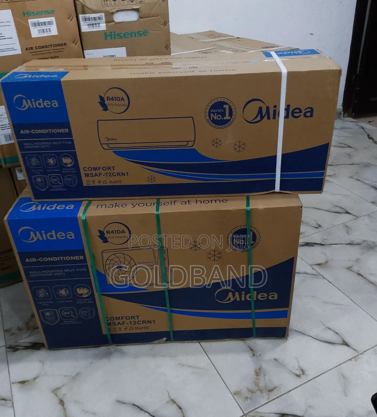 Fast Cooling 1.5hp Midea Dual Non-inverter Air Conditioner