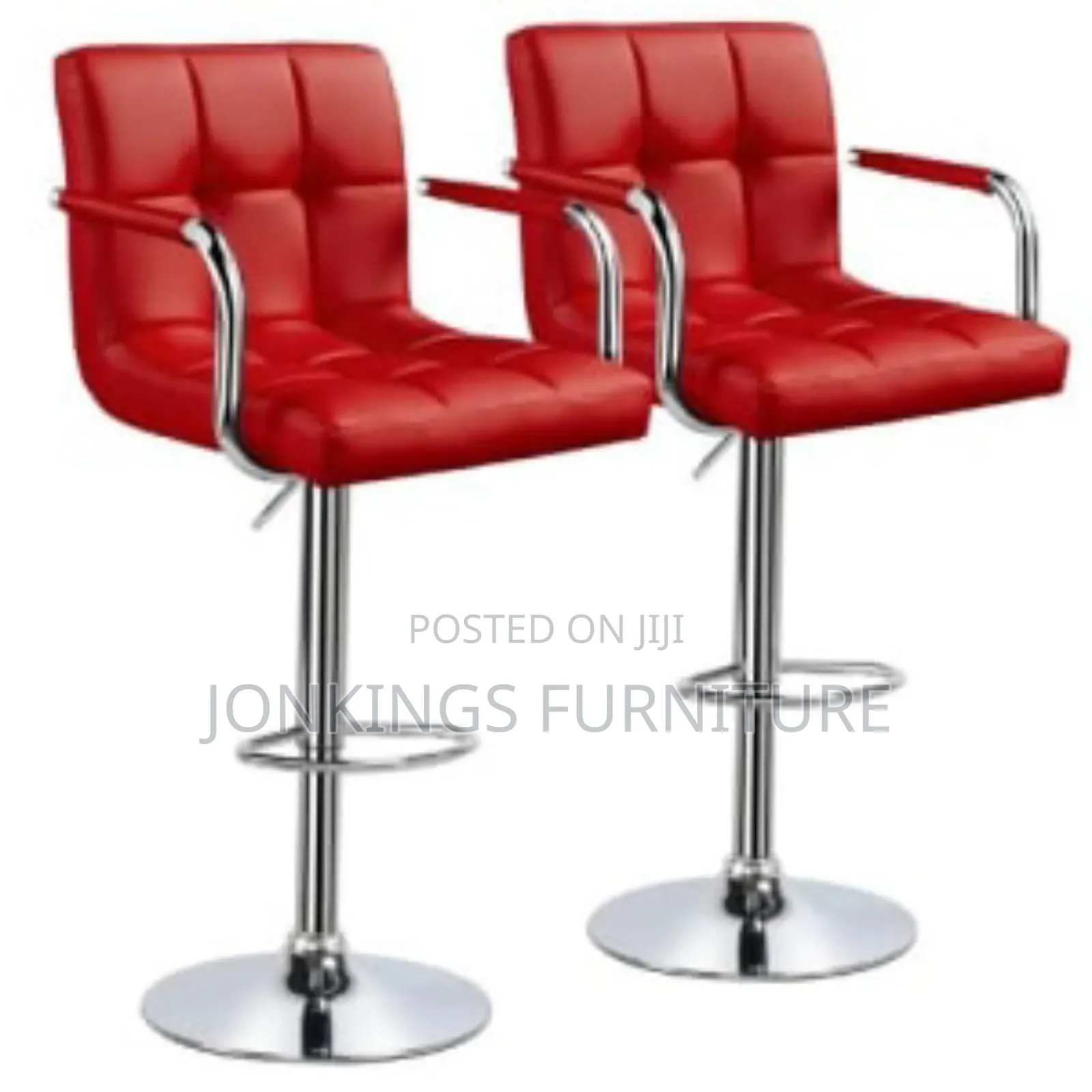 Height Adjustable Bar Stool With Arms