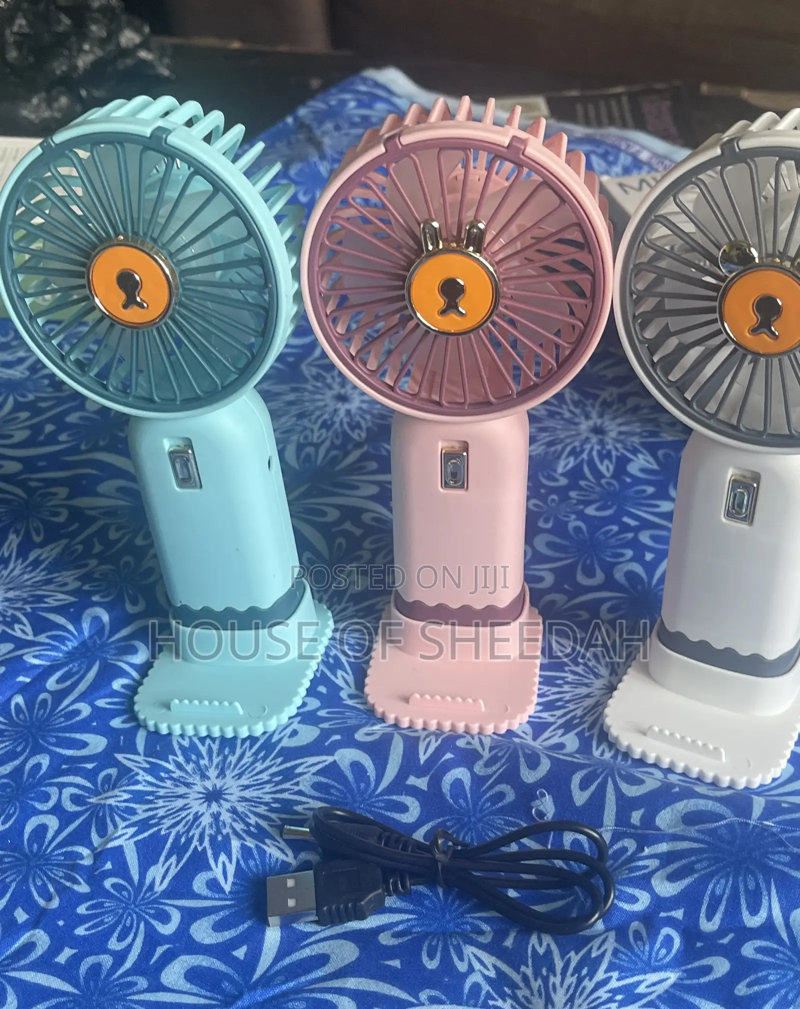 Portable Mini Rechargeable Fan