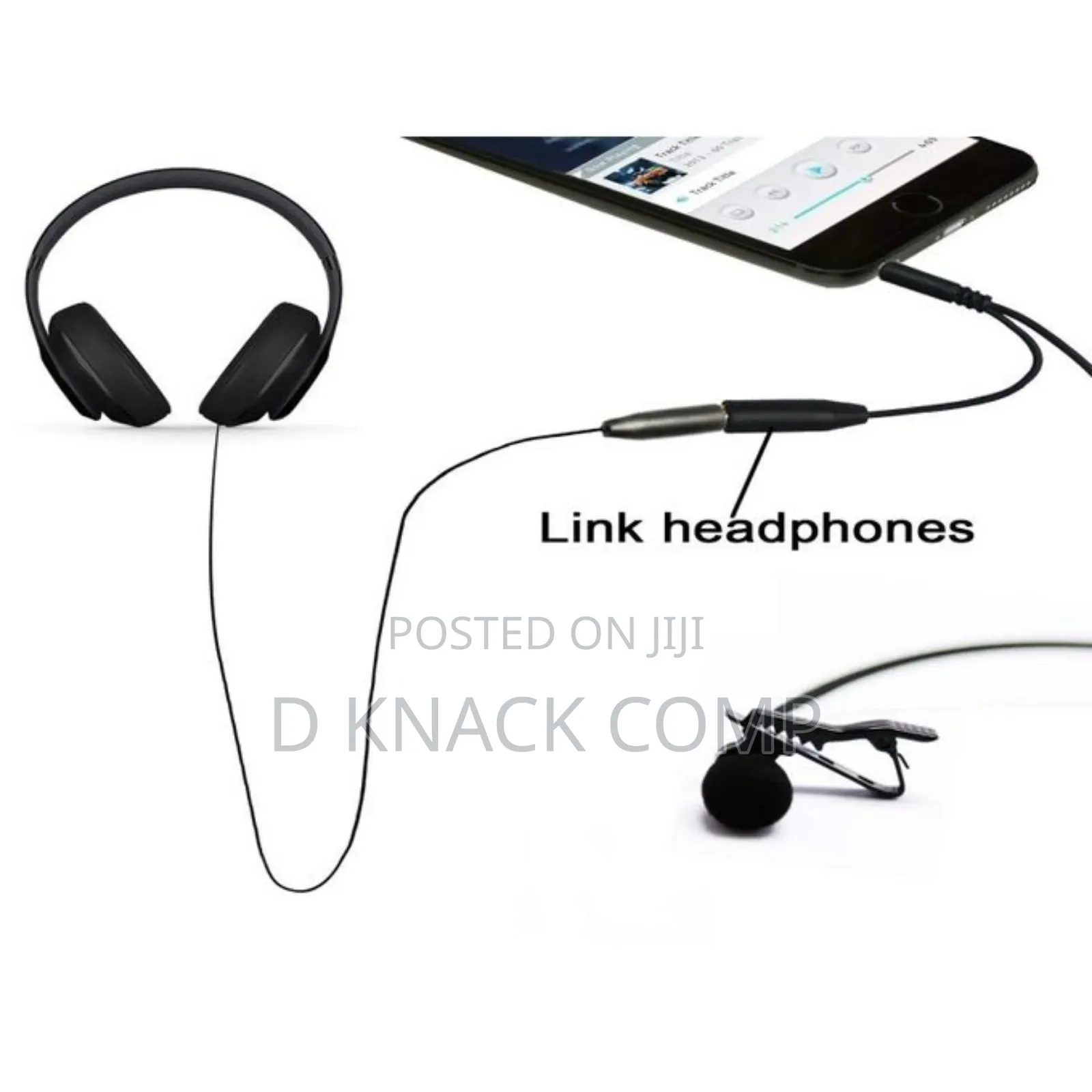 Professional Clip Lavalier Microphone for Smartphone