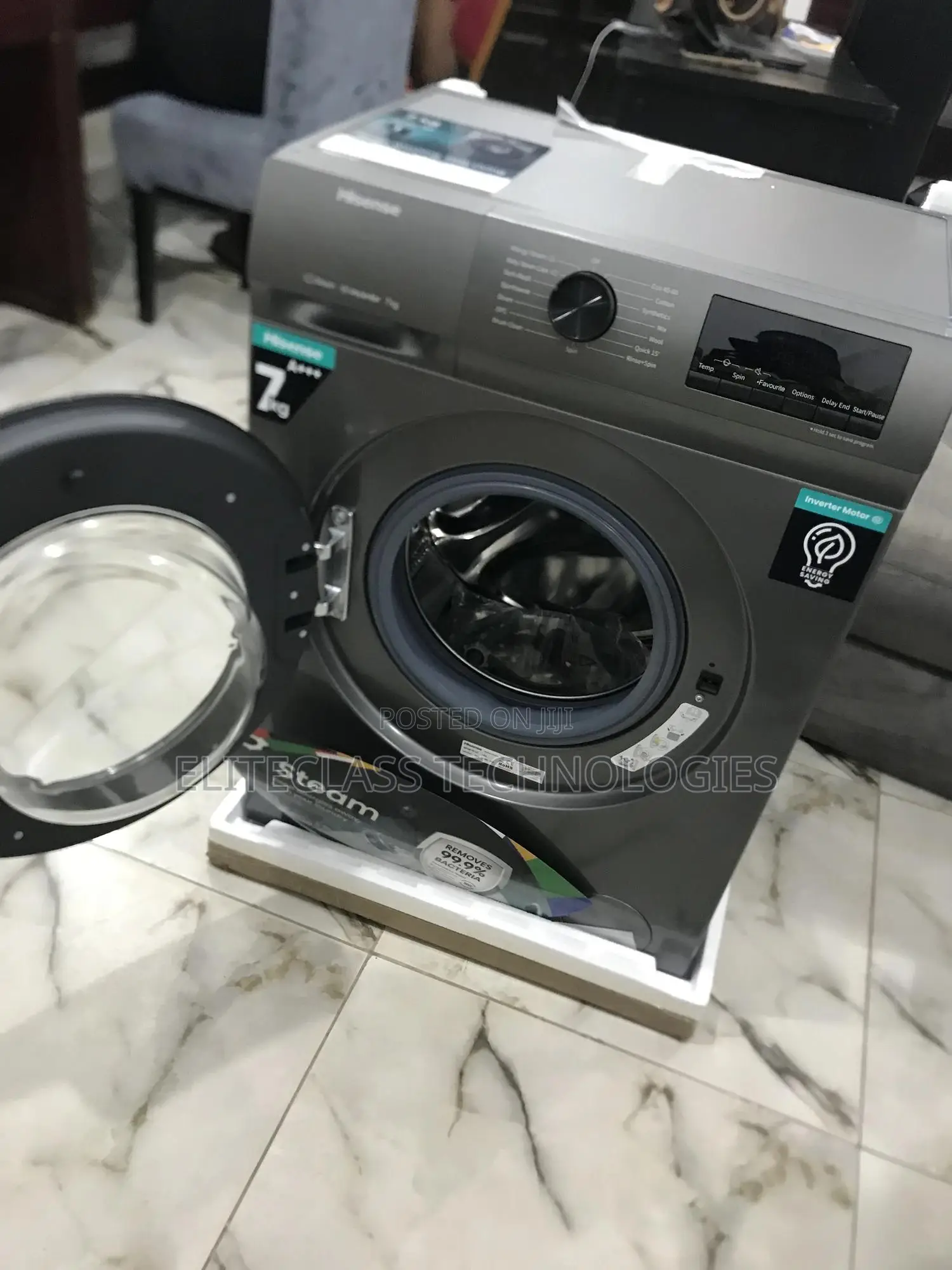 Hisense 7kg Front Load Washing Machine ''Wm7012wfqp''